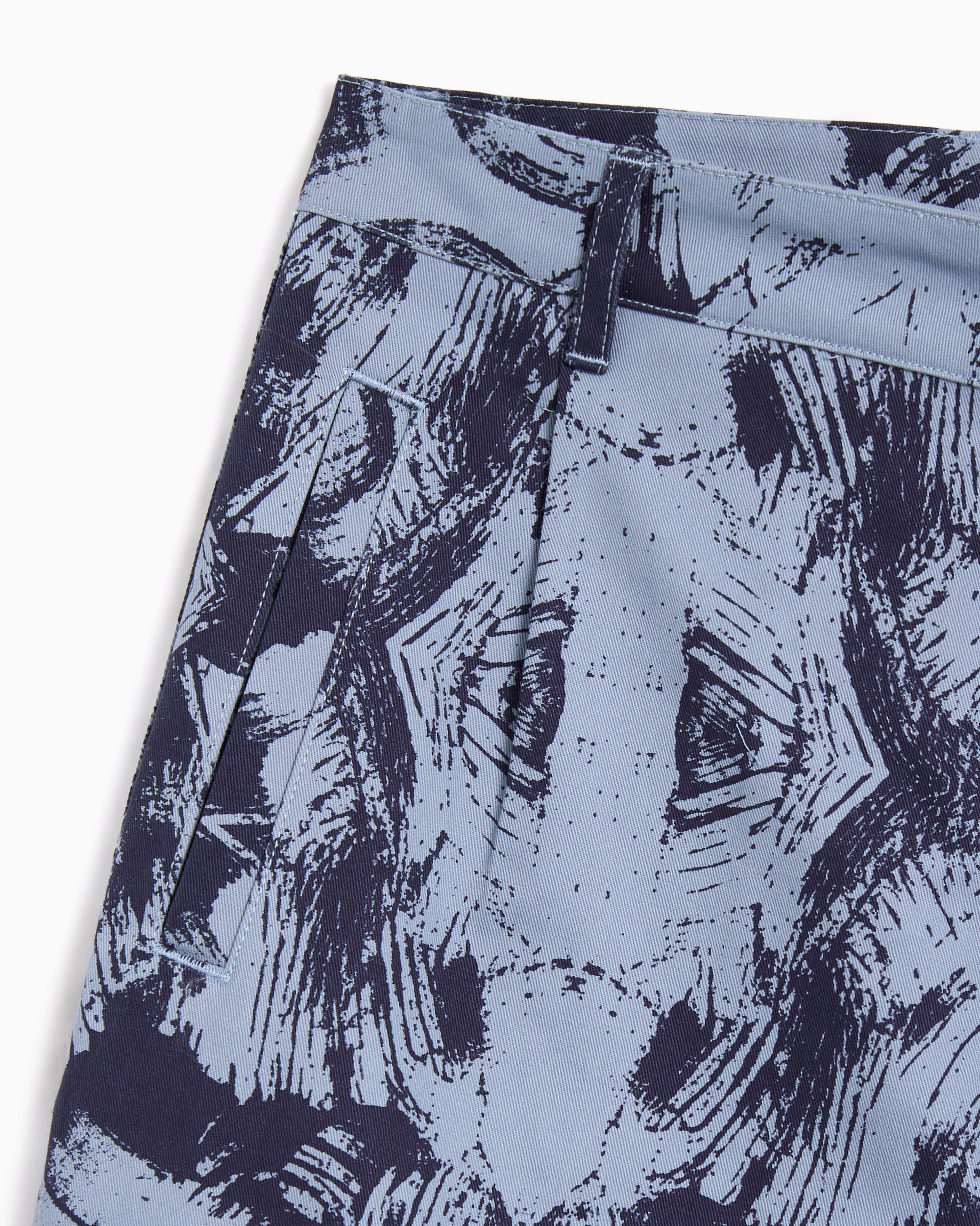 Pants Arte Antwerp Scratch Technical Men's Baggy Pants - AW25-044P-Blue