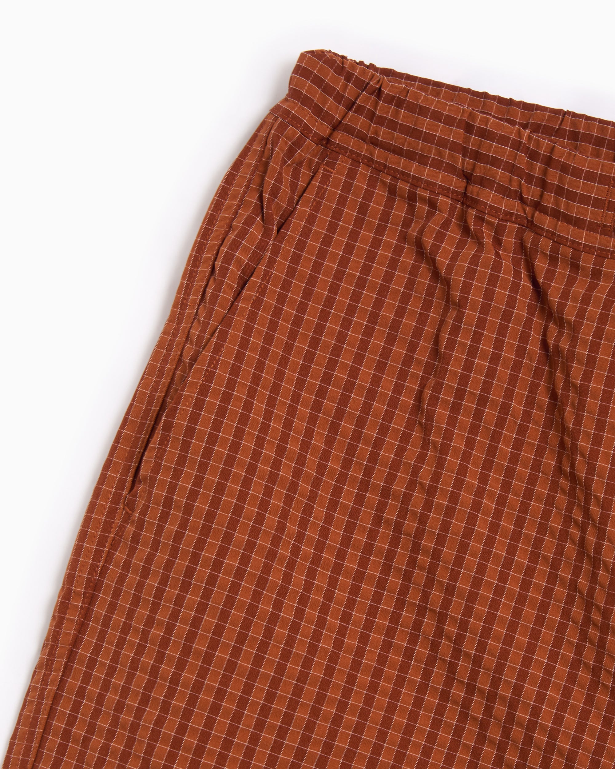 Pants Gramicci Northside Plaid Men's Cargo Pants - G5FM-P010-BRICK