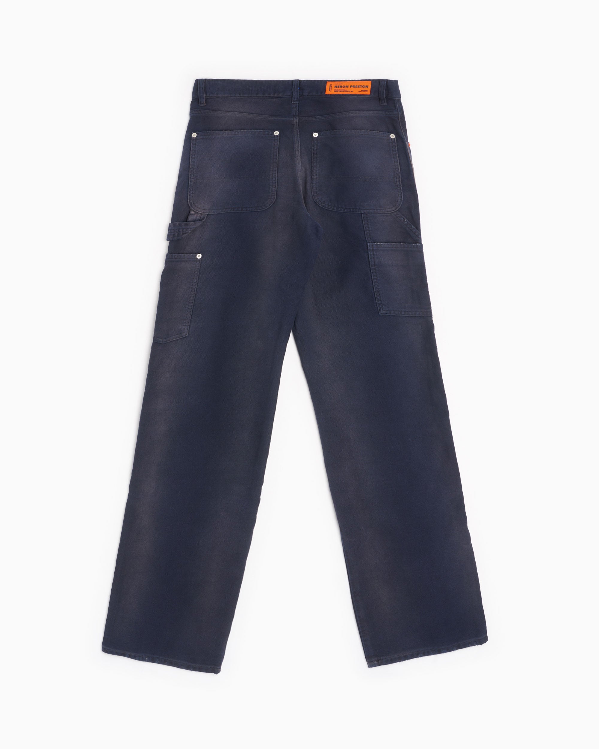 Pants Heron Preston Distressed Canvas Men's Carpenter Pants Men's Pants - HMCA027F23FAB0014600