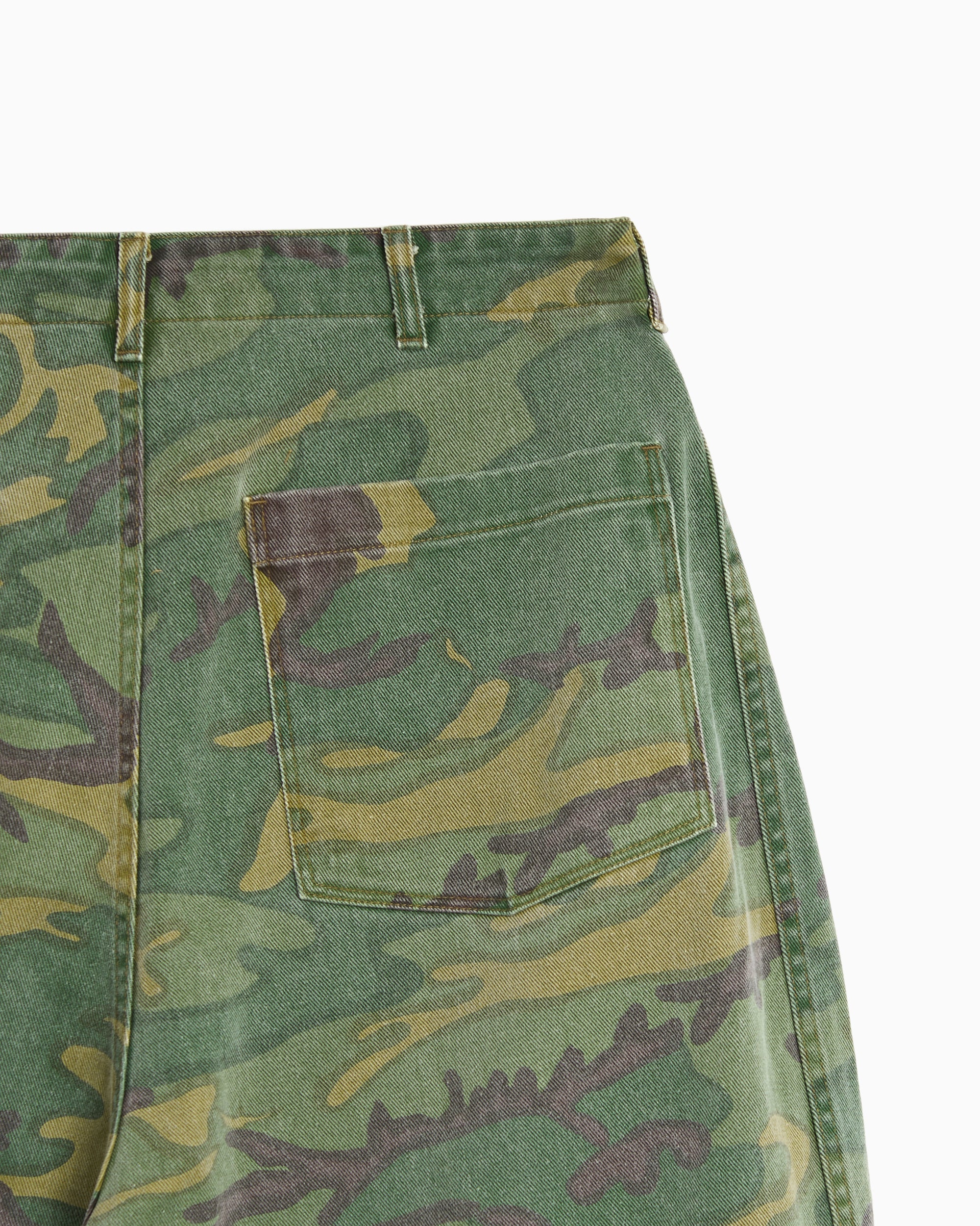 Pants Needles Camo Reversible Relaxed Men's Baggy Pants - SX144-Camo