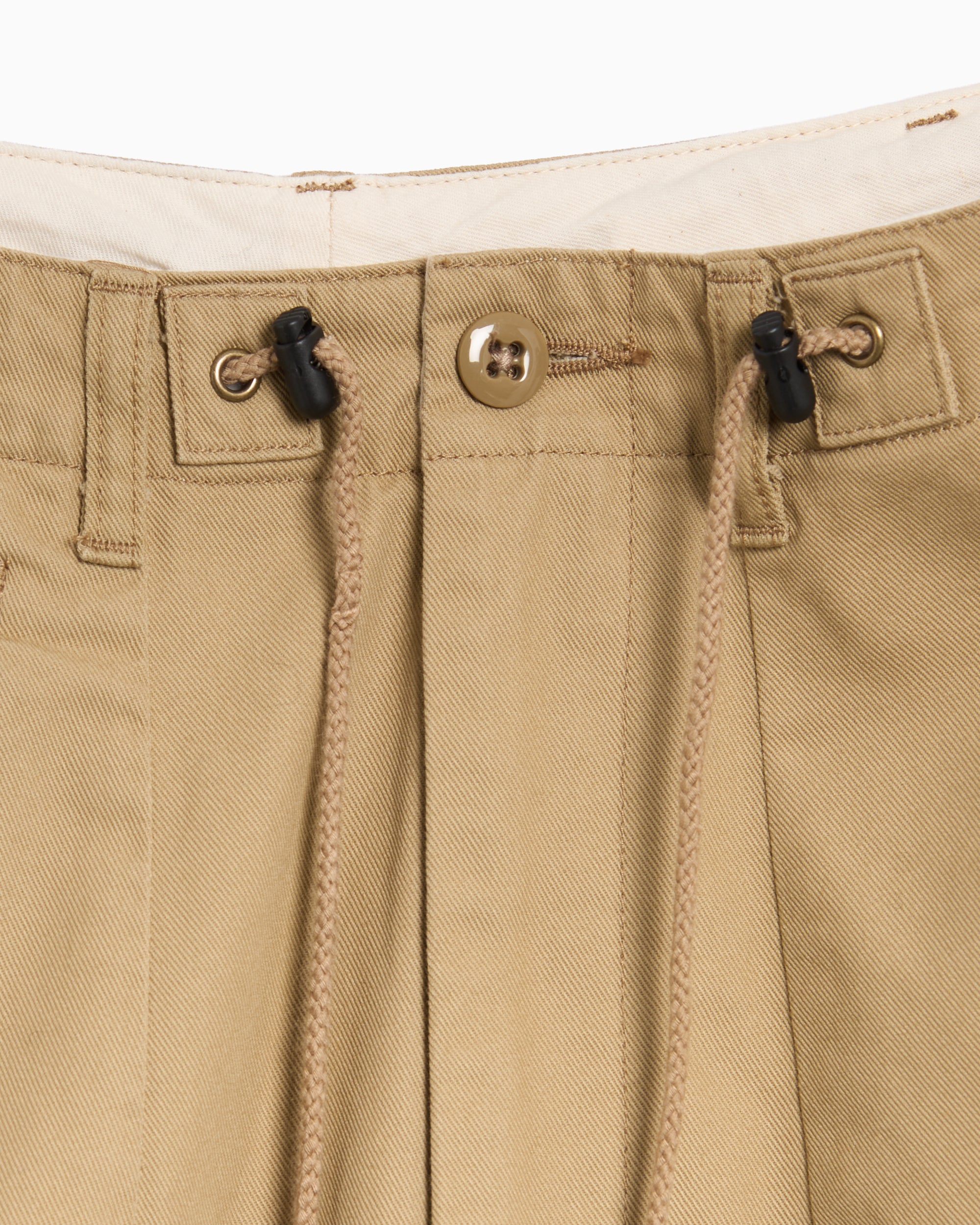 Pants Needles H.D. Relaxed Men's Baggy Pants - RW238-A-Khaki