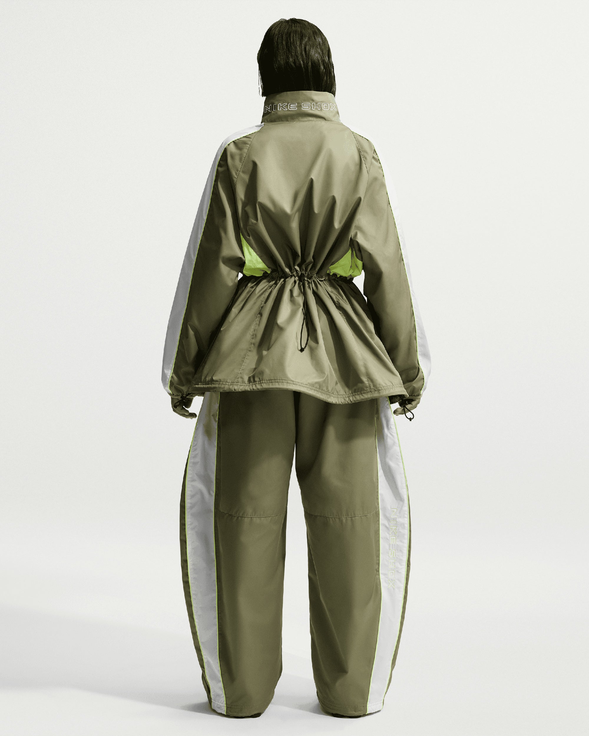 Pants Nike Sportswear Shox Woven Water-Resistant Relaxed Women's Baggy Pants - IO2243-328