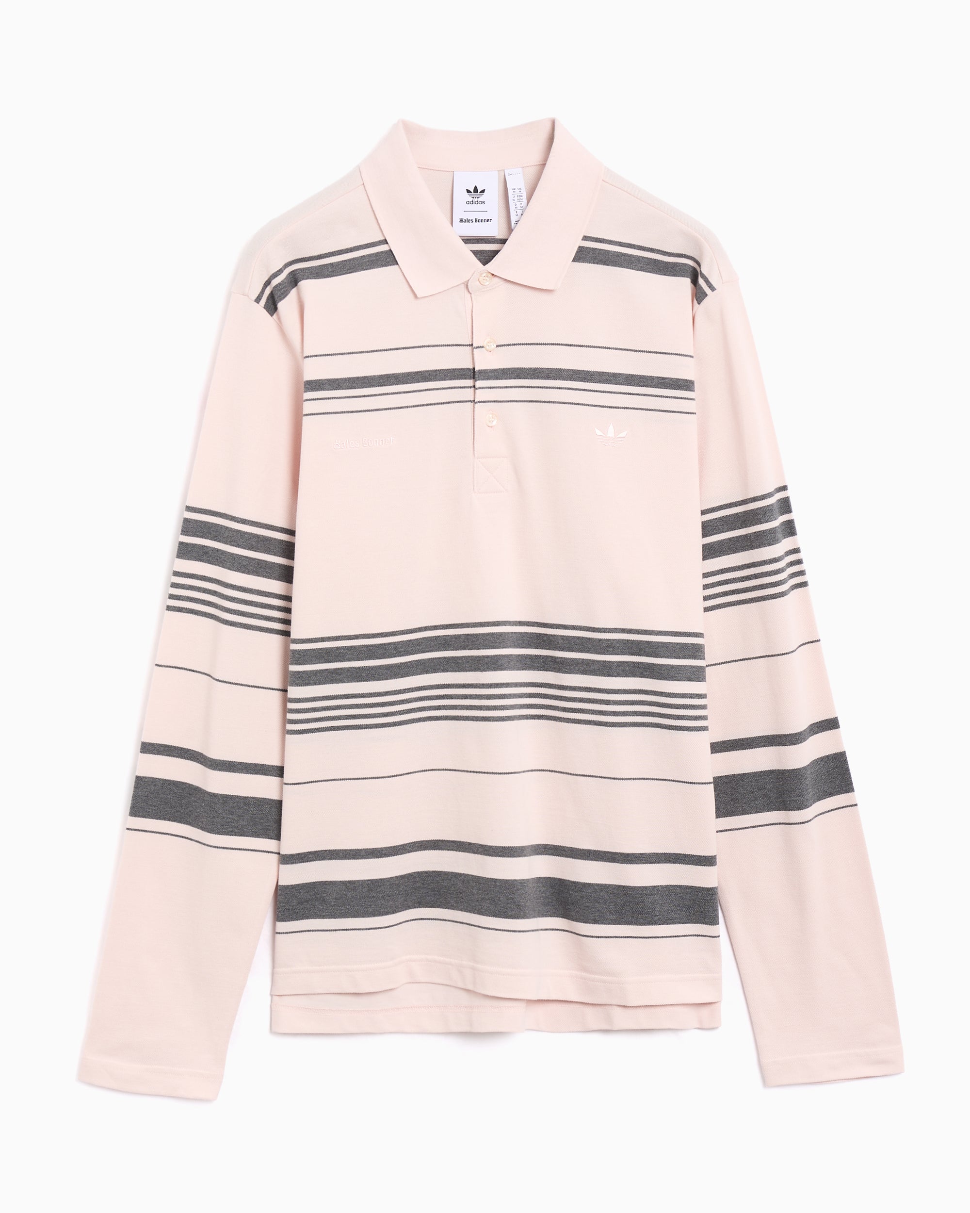 adidas Originals x Wales Bonner Herren-Poloshirt mit Streifen