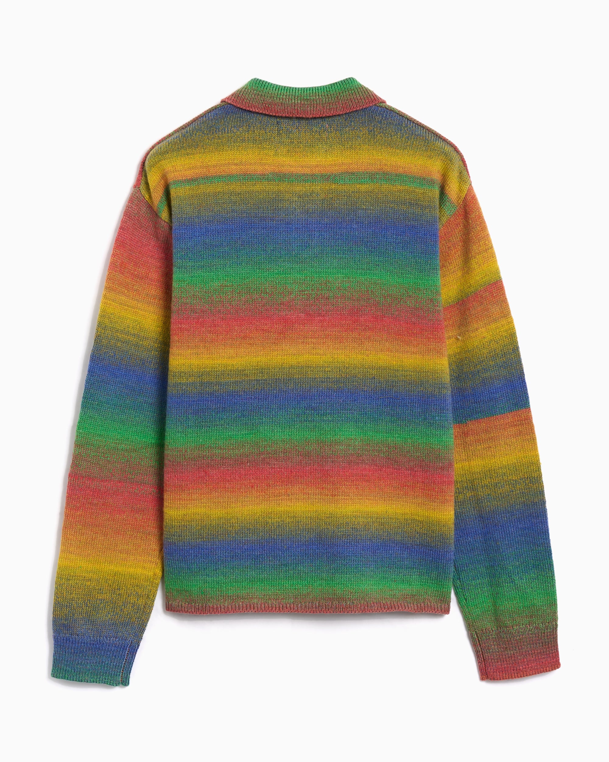 Polo shirts Awake NY Gradient Striped Men's Polo Shirt - AWK-FW25-KN001-MULTI