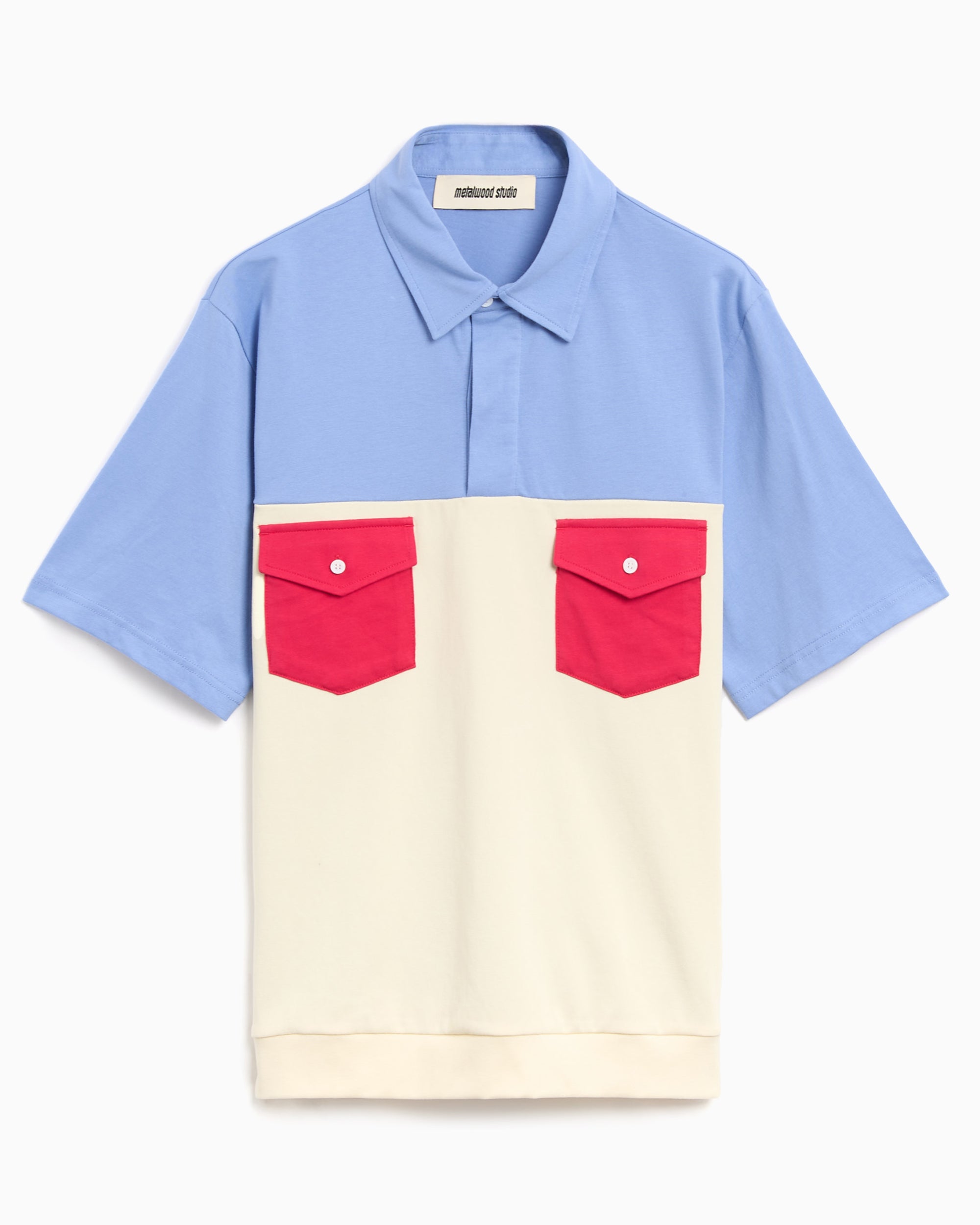 Polo shirts Metalwood Color Block Western Men's Polo Men's Polo Shirt - MWS24-04-01-HYD