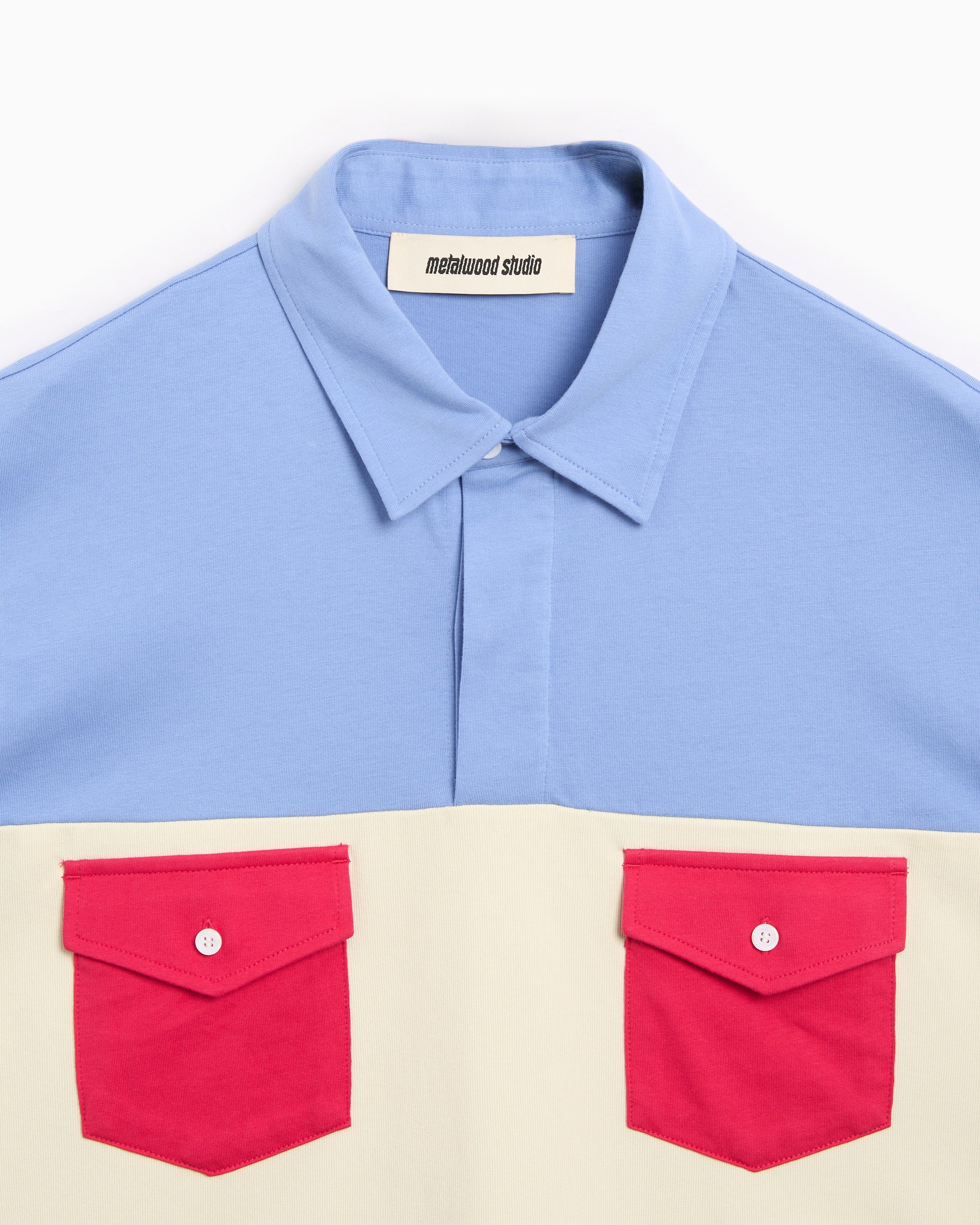 Polo shirts Metalwood Color Block Western Men's Polo Men's Polo Shirt - MWS24-04-01-HYD