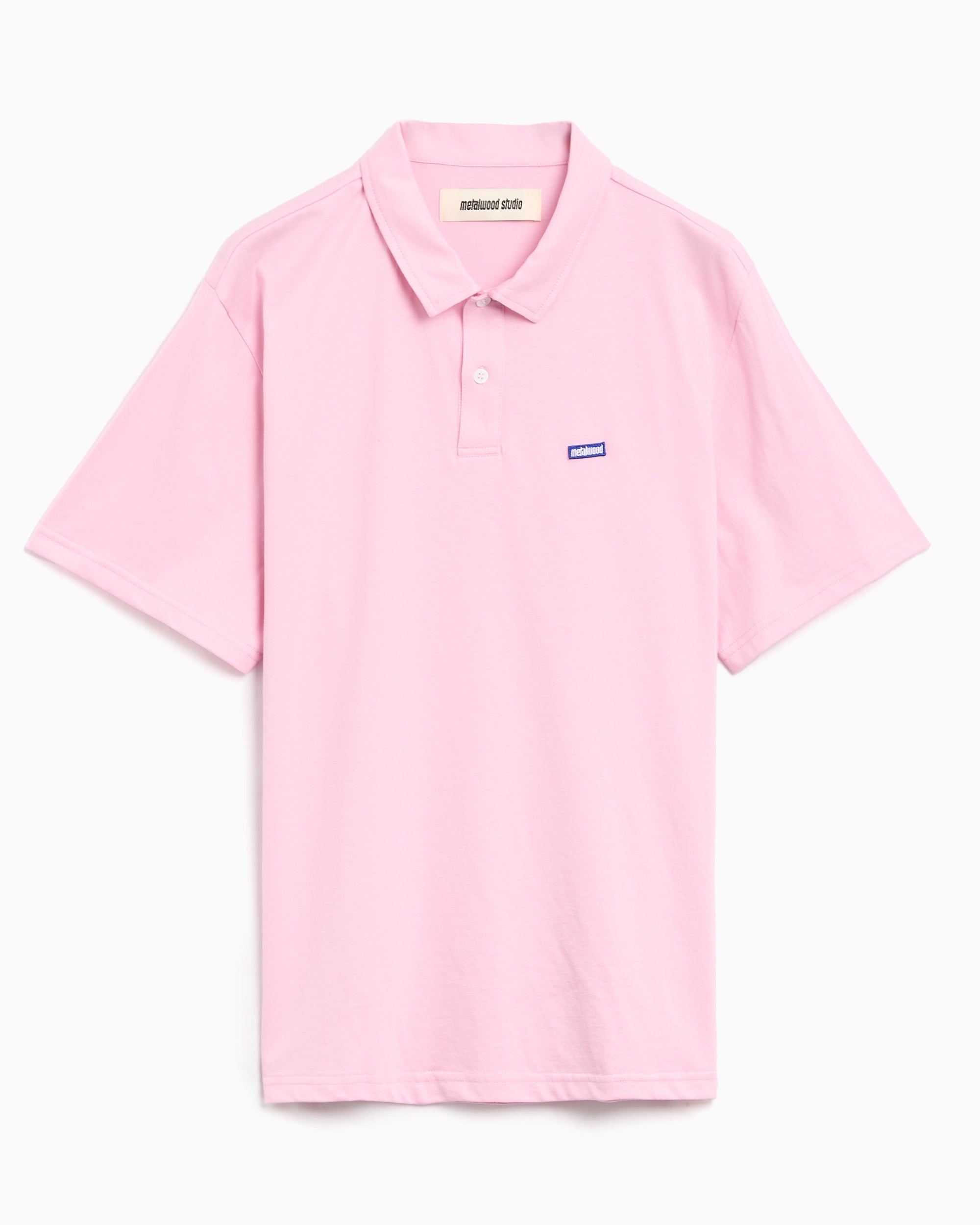 Polo shirts Metalwood Mini Metal Logo Men's Polo Men's Polo Shirt - MWS24-04-02-PNK