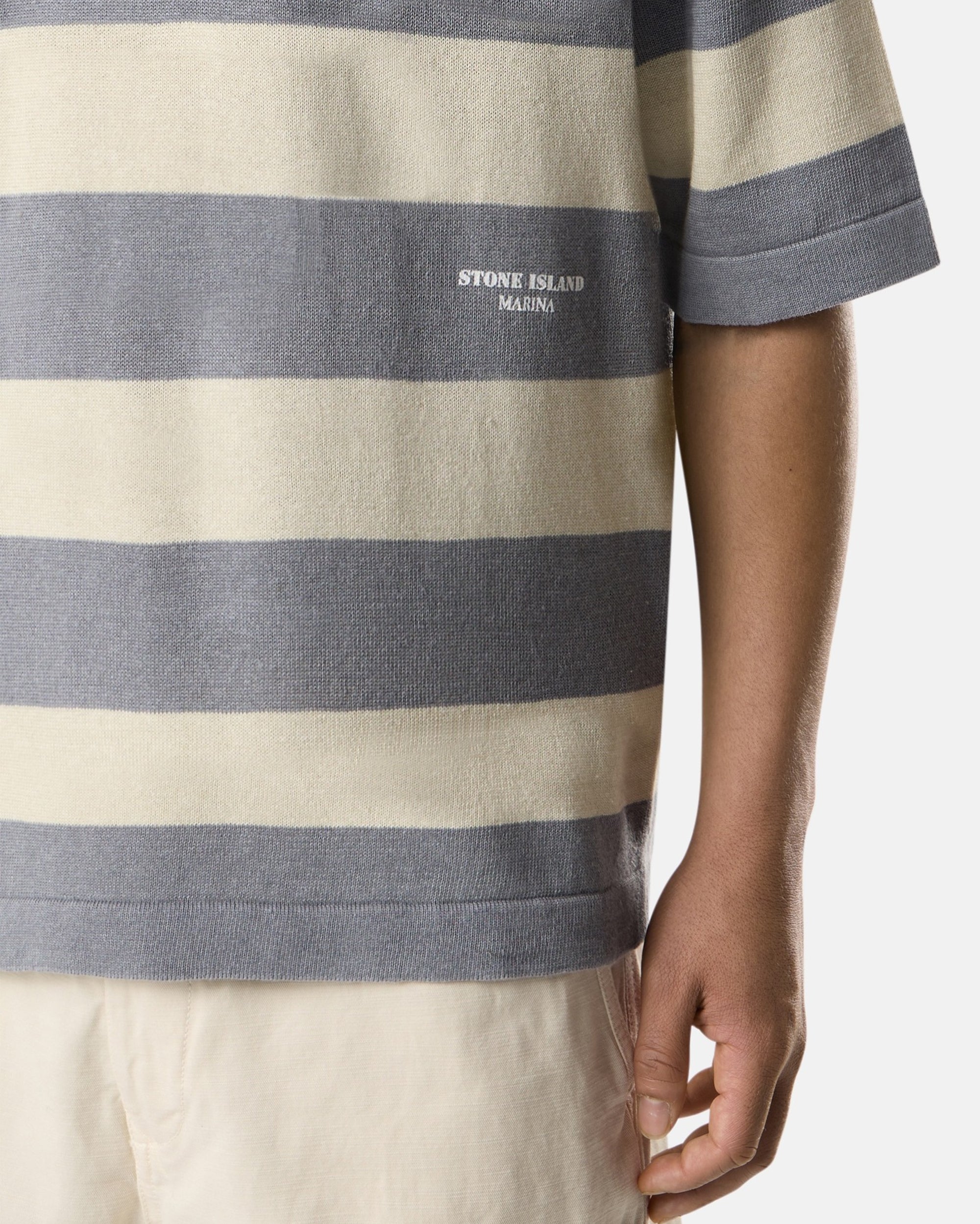 Polo shirts Stone Island Marina Striped Oversize Men's Polo Shirt - L1S155100042-V0M93