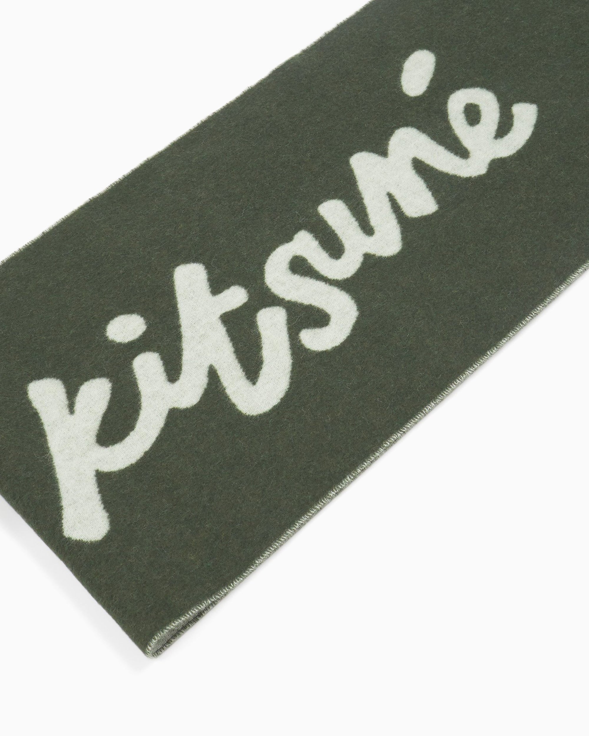 Scarves Gloves Maison Kitsuné Handwriting Unisex Scarf - PM06202WB0038-0079