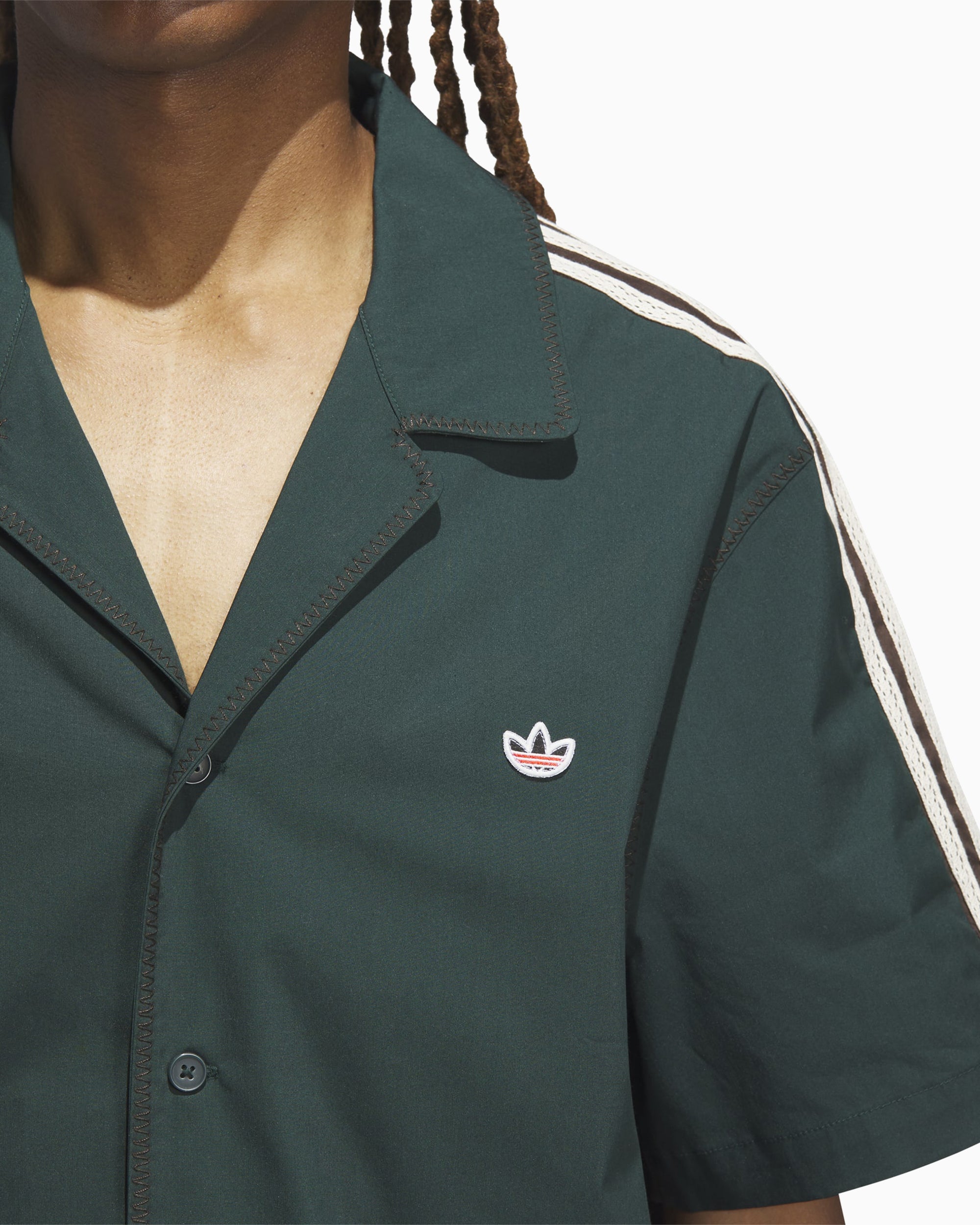 Shirts adidas Originals x CLOT Bowling Short-Sleeved Unisex Shirt - JP3870