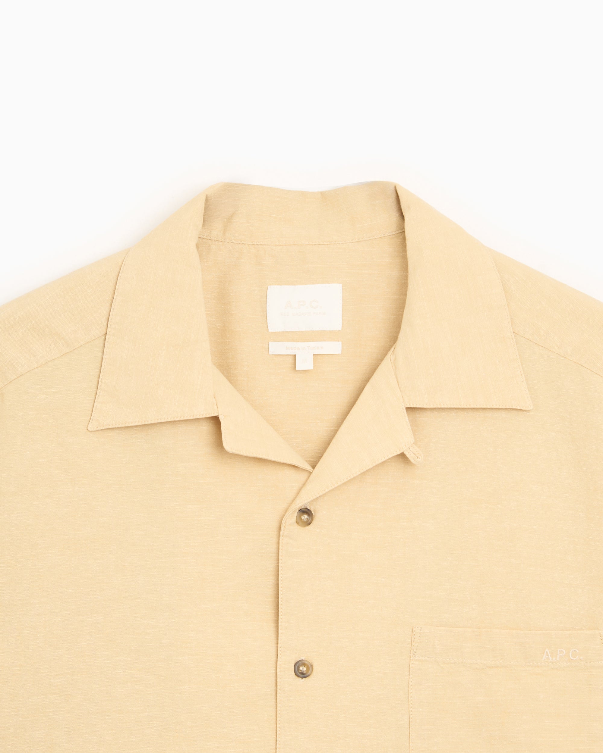 Shirts A.P.C. Jude Short-Sleeved Relaxed Men's Shirt - COHNN-H12649-BAA