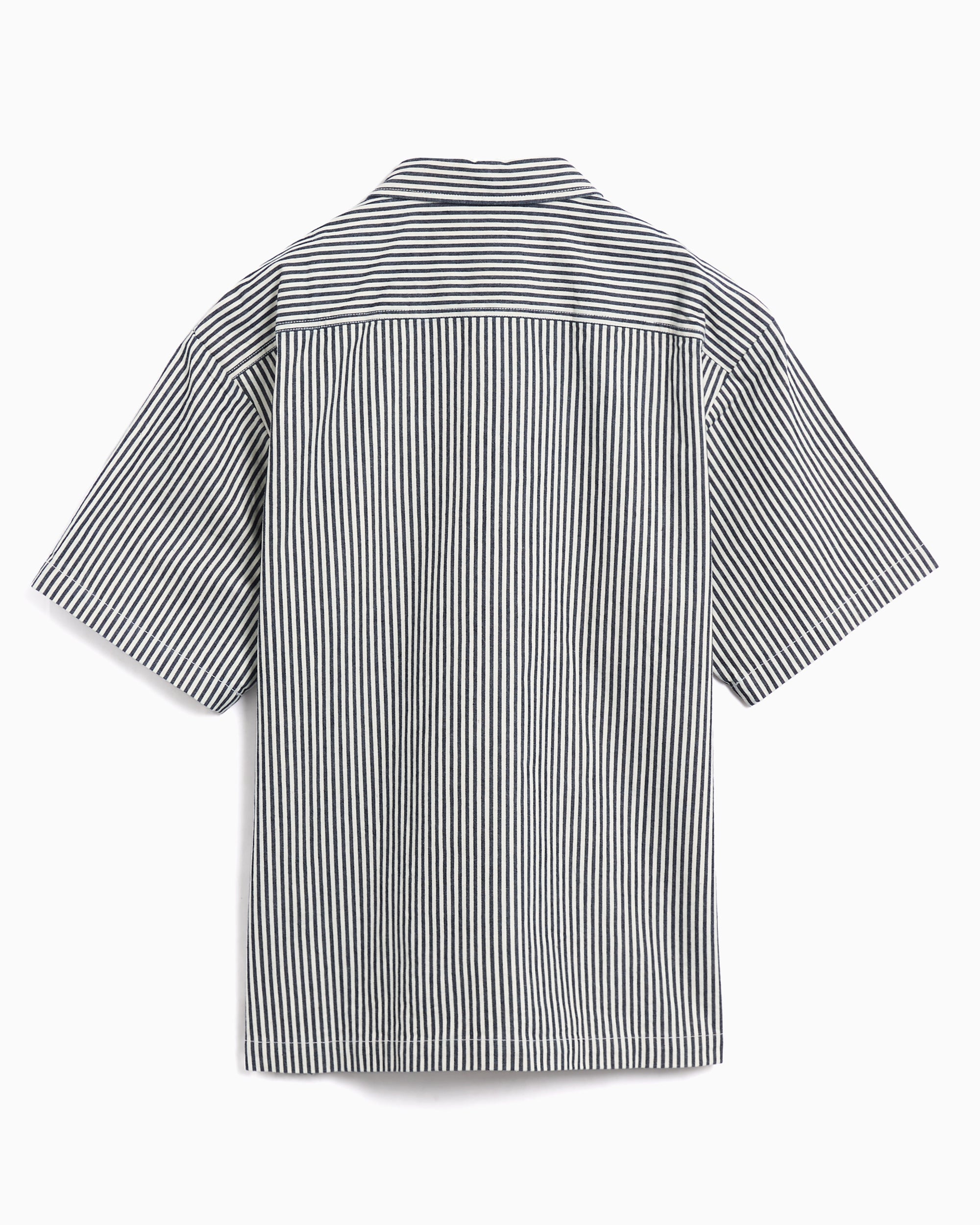 Shirts BEDWIN Gibson Striped Short-Sleeved Straight Men's Shirt - 25SB1749-IVORY