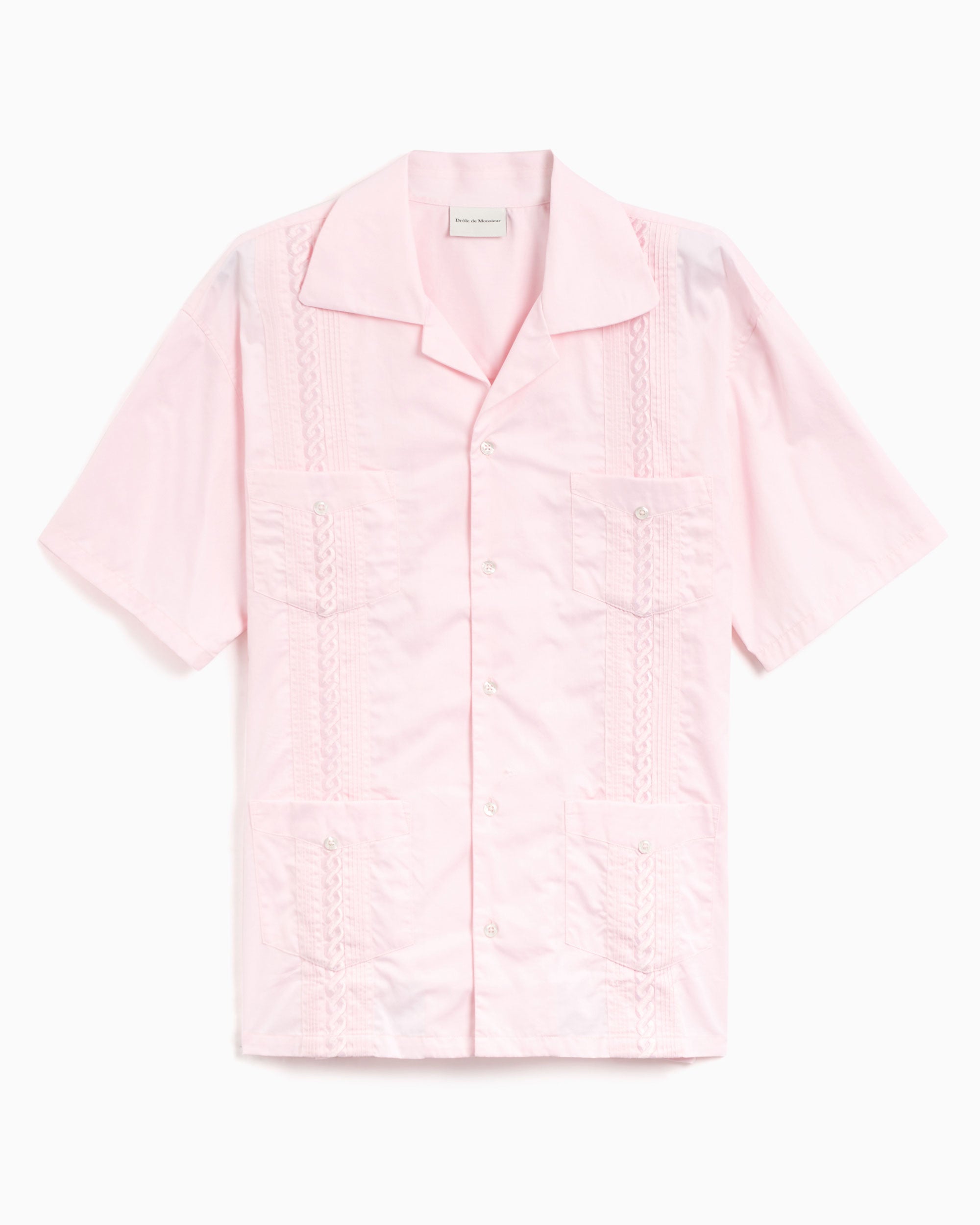 Shirts Drôle de Monsieur Cubaine Men's Short Sleeve Shirt Men's Shirt - SH163-CO085-PK