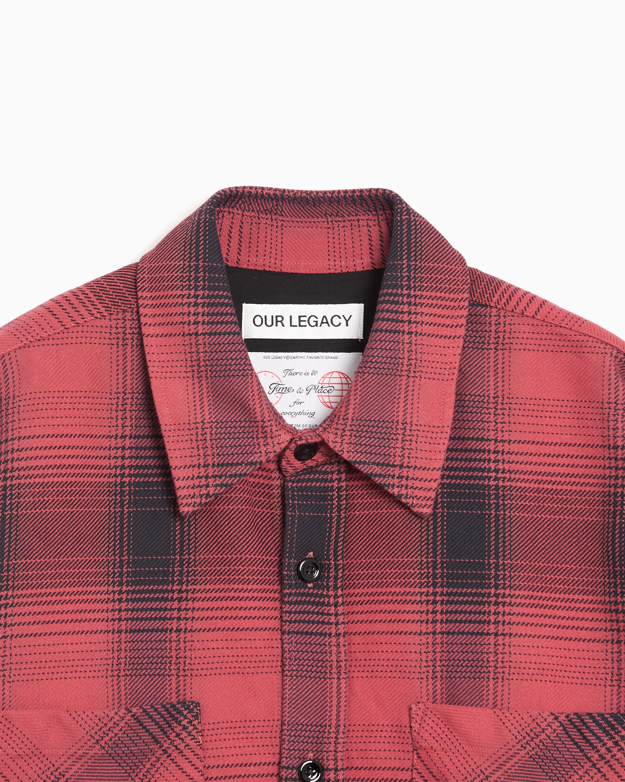 Shirts Our Legacy Every Graphic Short-Sleeved Relaxed Men's Shirt - M4262ESV