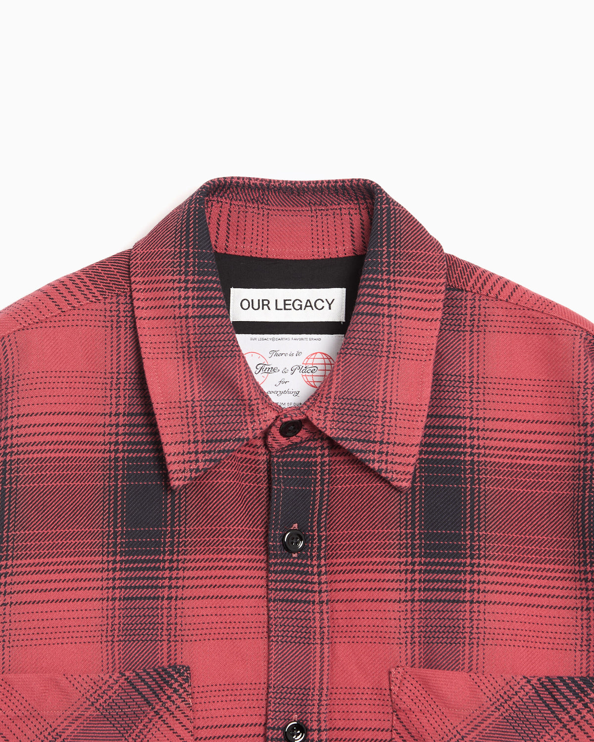Shirts Our Legacy Whoppin Plaid Relaxed Men's Shirt - M4262WBC