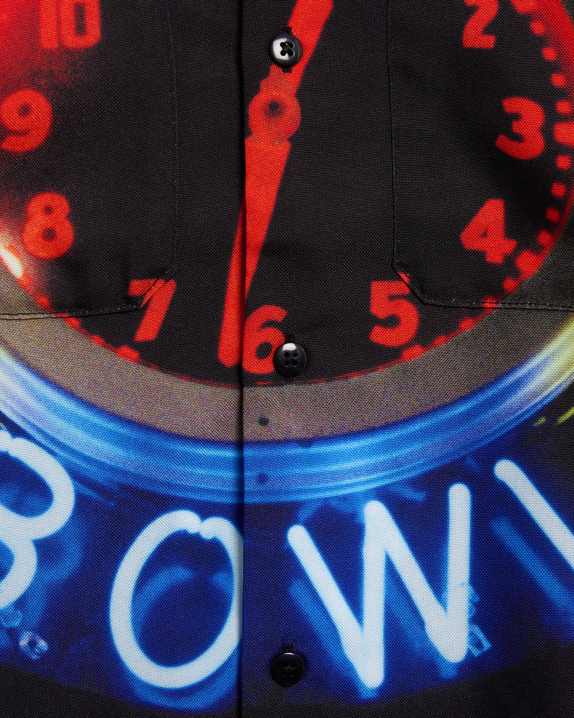 Shirts Pleasures Time Bowling Short-Sleeved Men's Shirt - P25SU059-BLACK