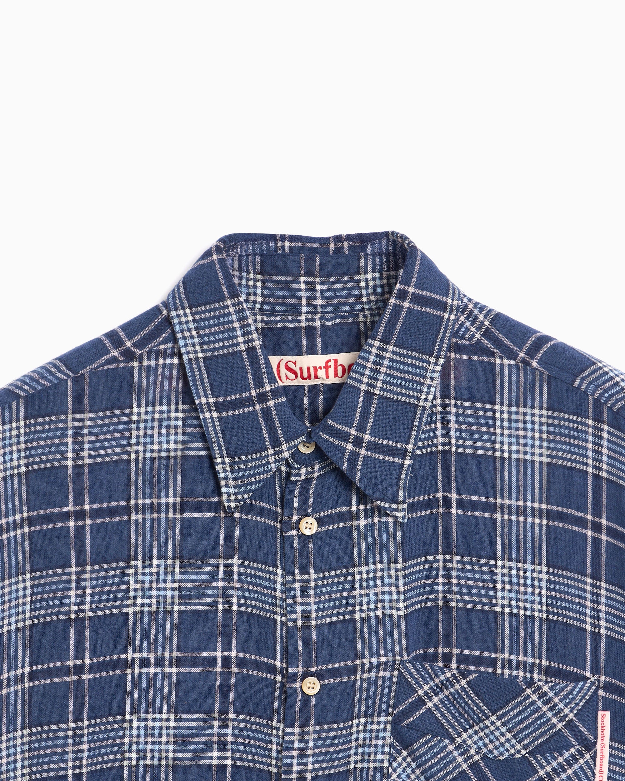 Shirts Stockholm (Surfboard) Club Jerry Men's Shirt Men's Shirt - U4000164-Blue Check