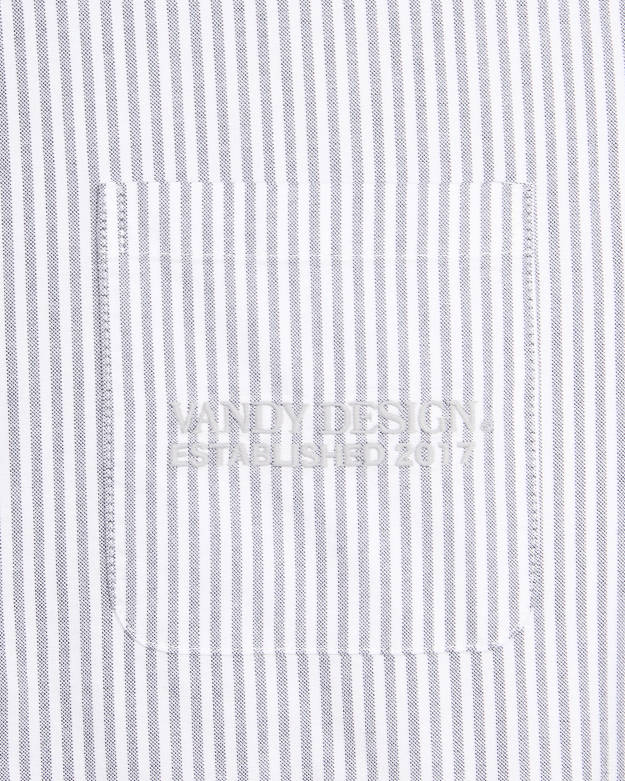 Shirts Vandy The Pink Goldfish Striped Relaxed Men's Shirt - VD5071- 102