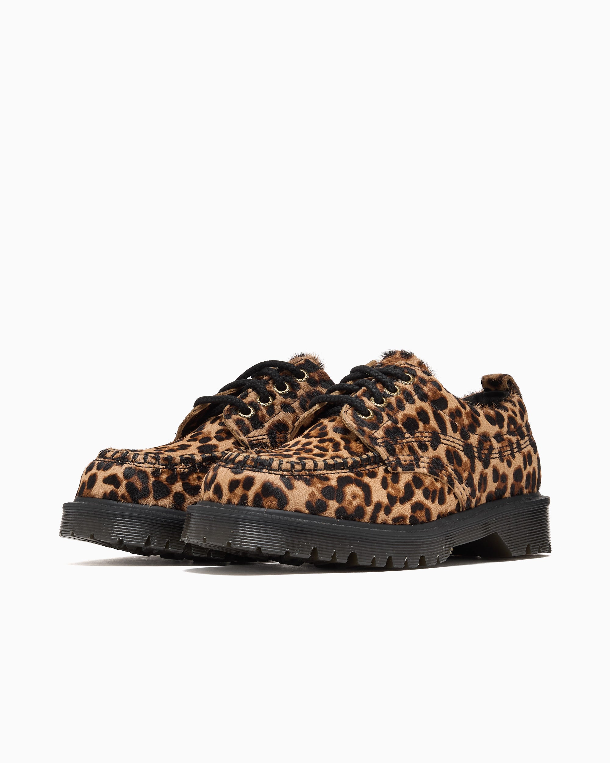 Shoes Dr. Martens Lowell Archive Leopard Hair On Unisex Shoes - 42721200