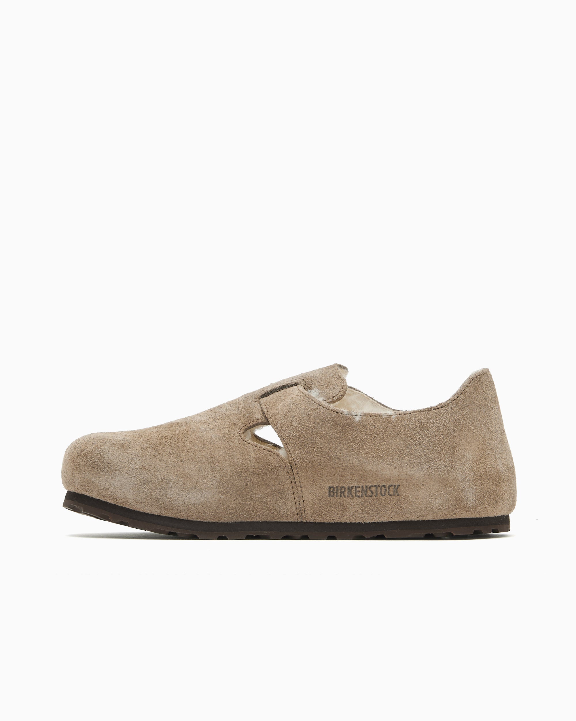 Shoes Zapatos BIRKENSTOCK Women's London Shearling Suede Leather Regular Unisex Women's Shoes - 1028470
