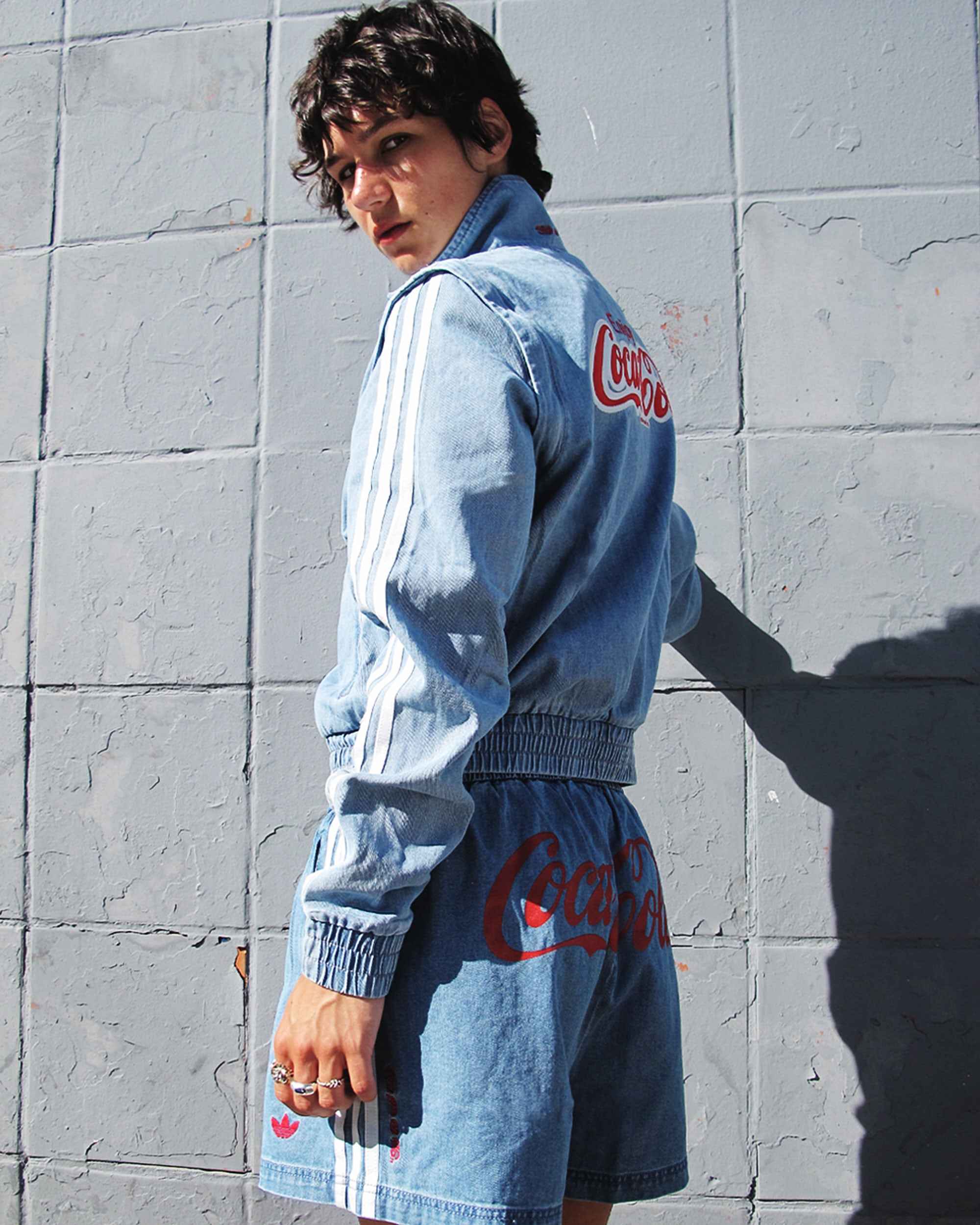 Shorts adidas Originals x Coca-Cola Denim Women's Shorts - KY7564