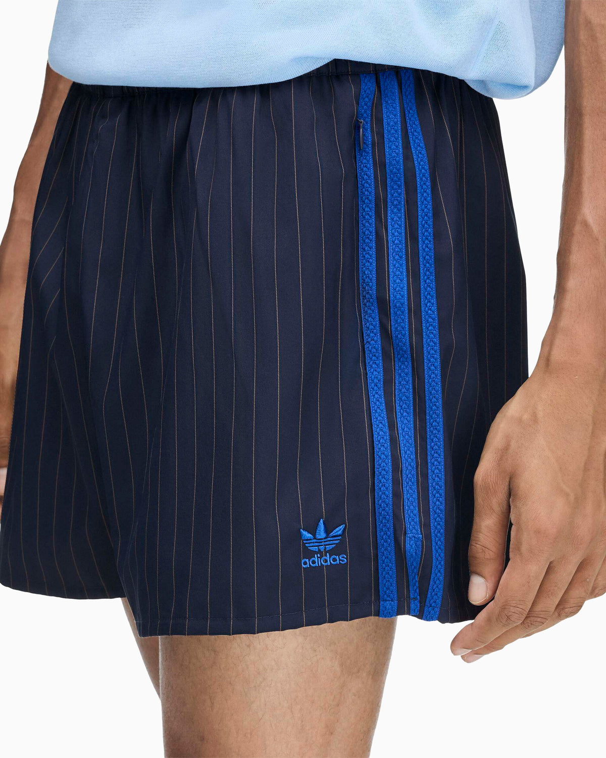 Shorts adidas Originals x Wales Bonner Pinstripe Men's Shorts - HY5020