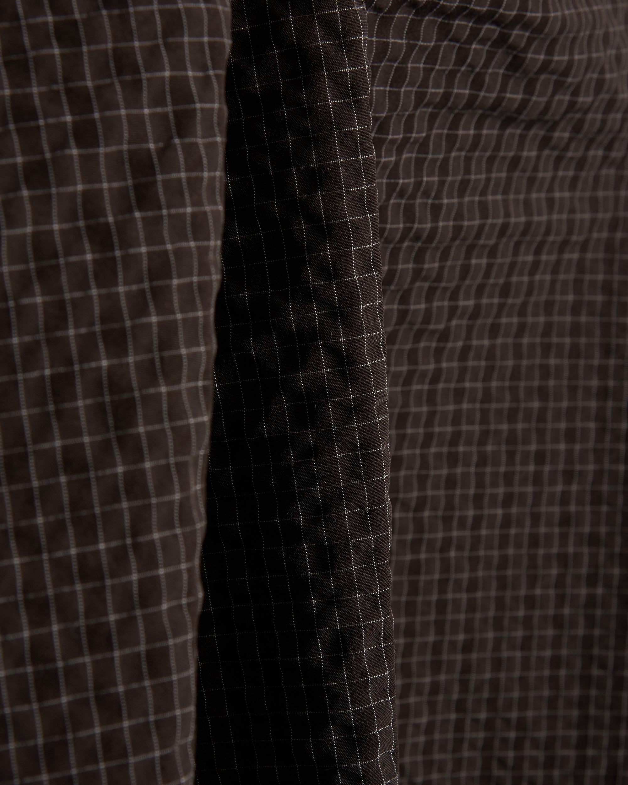 Shorts Brain Dead Equipment Ripstop Checkered Men's Shorts - BDP25B230047-BLK