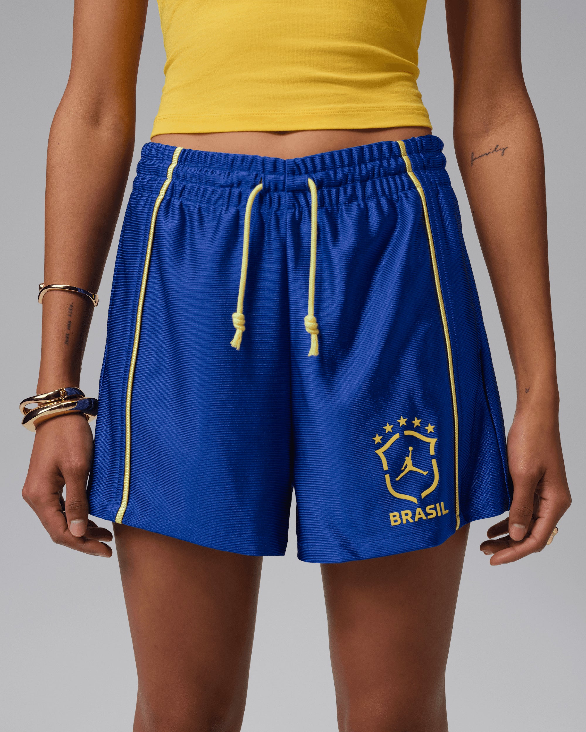 Shorts Jordan Brooklyn Brasil Logo Women's Shorts - IO2456-417