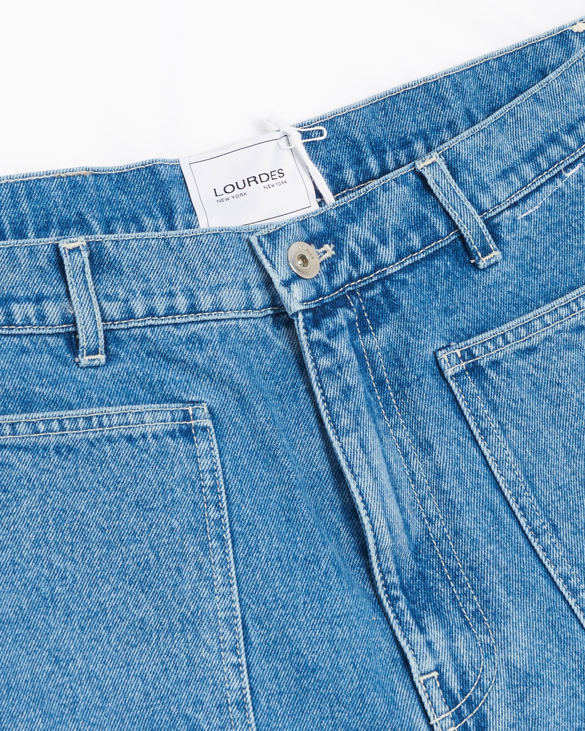 Shorts Lourdes New York Unisex Denim Cargo Shorts Unisex Shorts - LO2SMT01AP-TE427.416