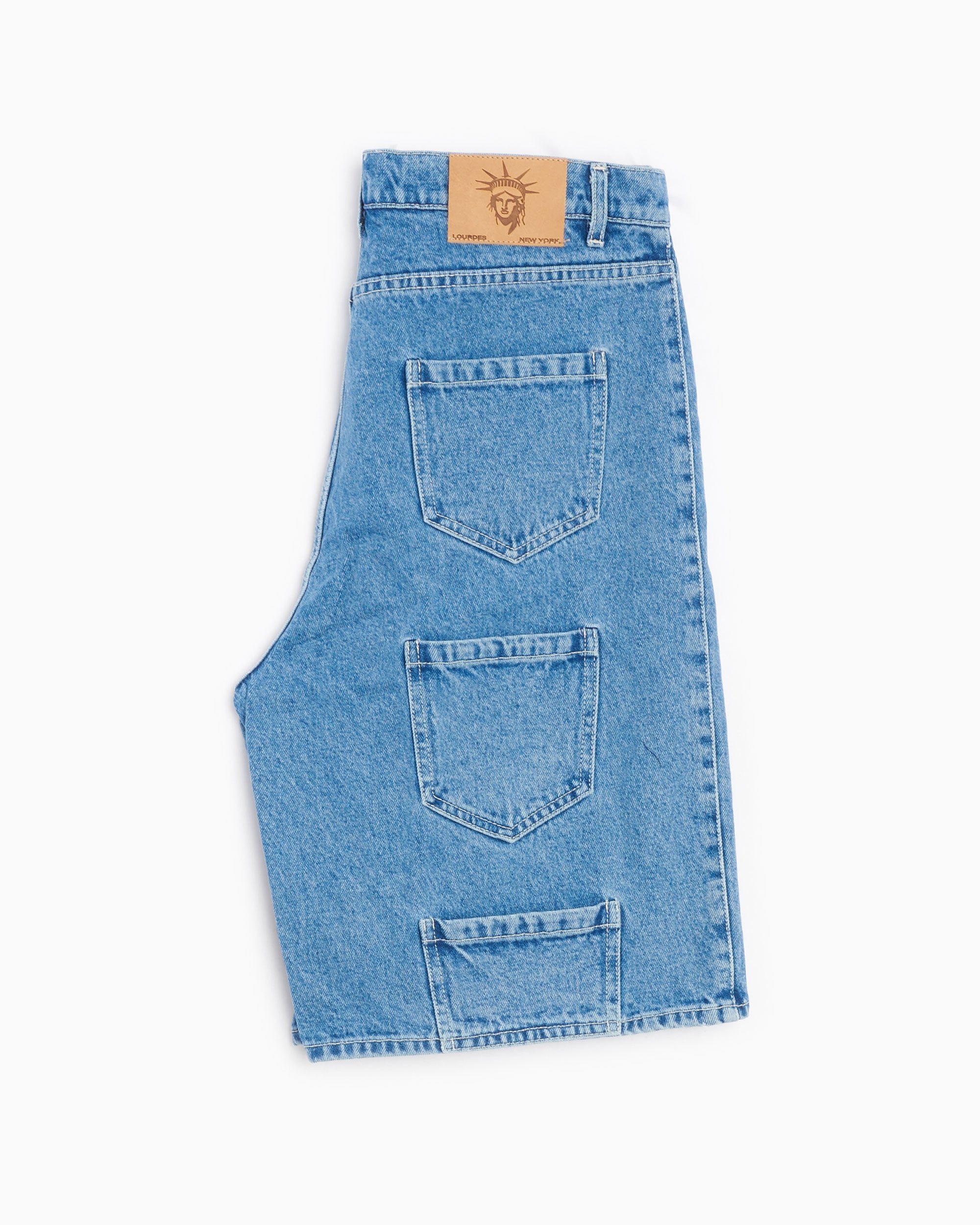 Shorts Lourdes New York Unisex Denim Cargo Shorts Unisex Shorts - LO2SMT01AP-TE427.416