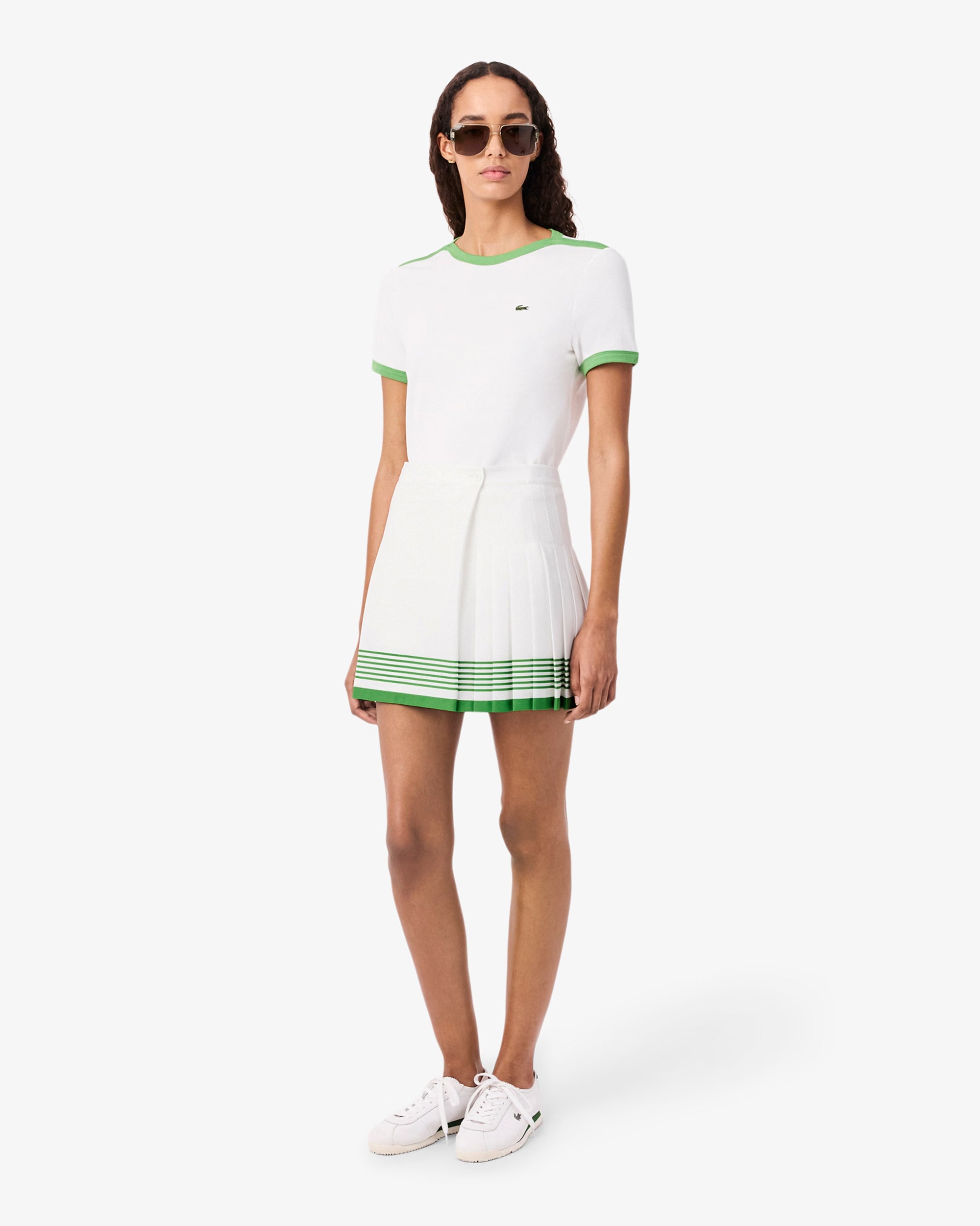 Skirts Lacoste Re-edition Striped Women's Short Skirt - JF2914-00-4QI
