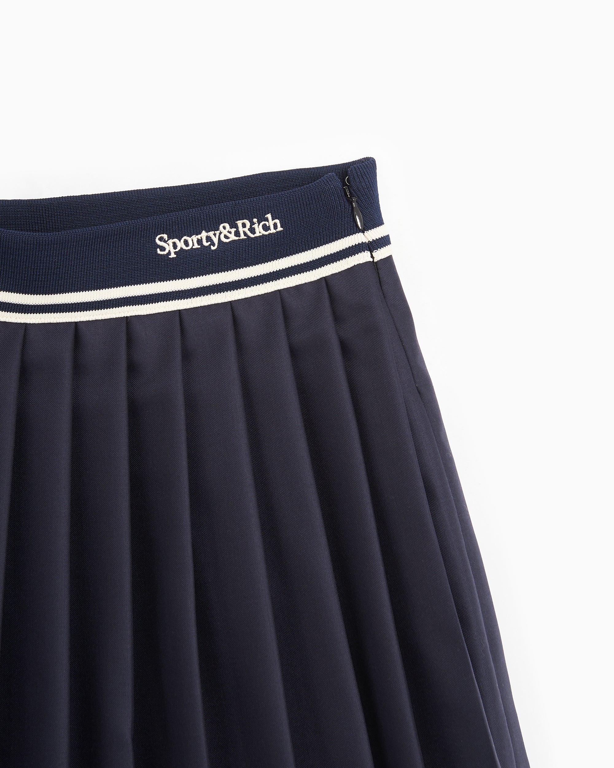 Skirts Sporty & Rich Abigail Women's Wool Pleated Skirt Crop Women's Skirt - SK012516300BL32