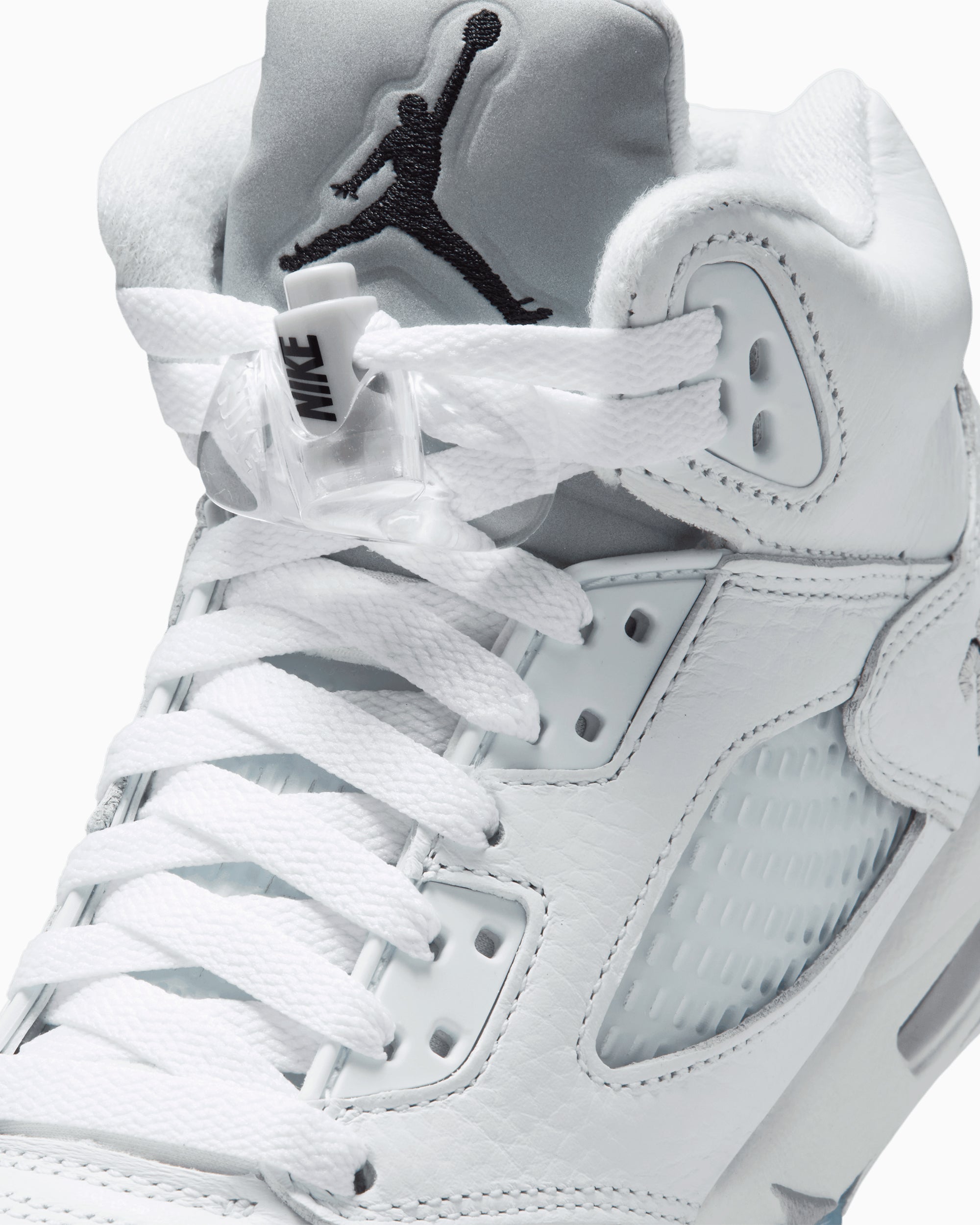 Sneakers Air Jordan 5 Retro OG "White Metallic" (GS) - HQ7980-103