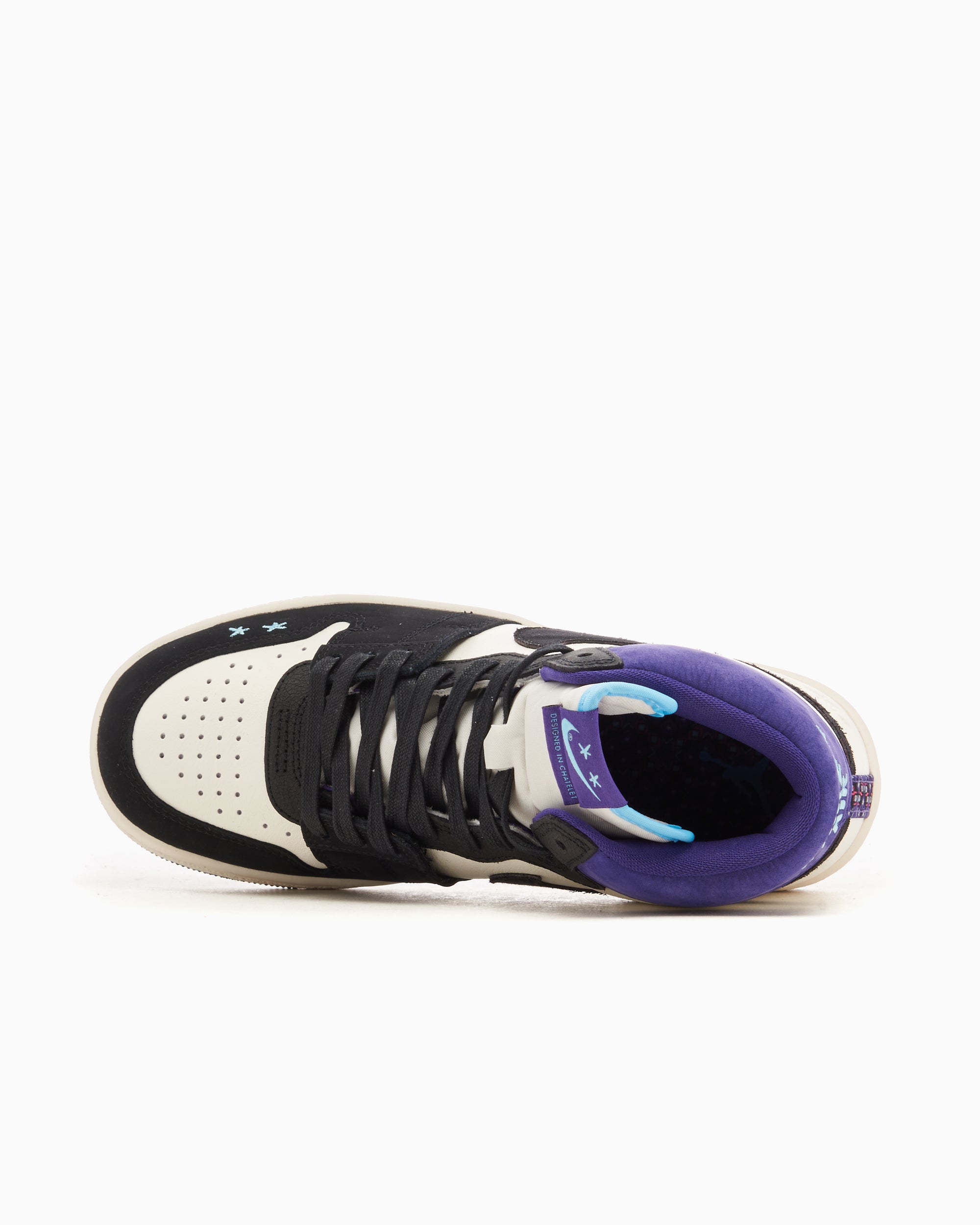 Sneakers Jordan x Opium Paris Air Ship PE SP "Black Court Purple" - FQ8281-100