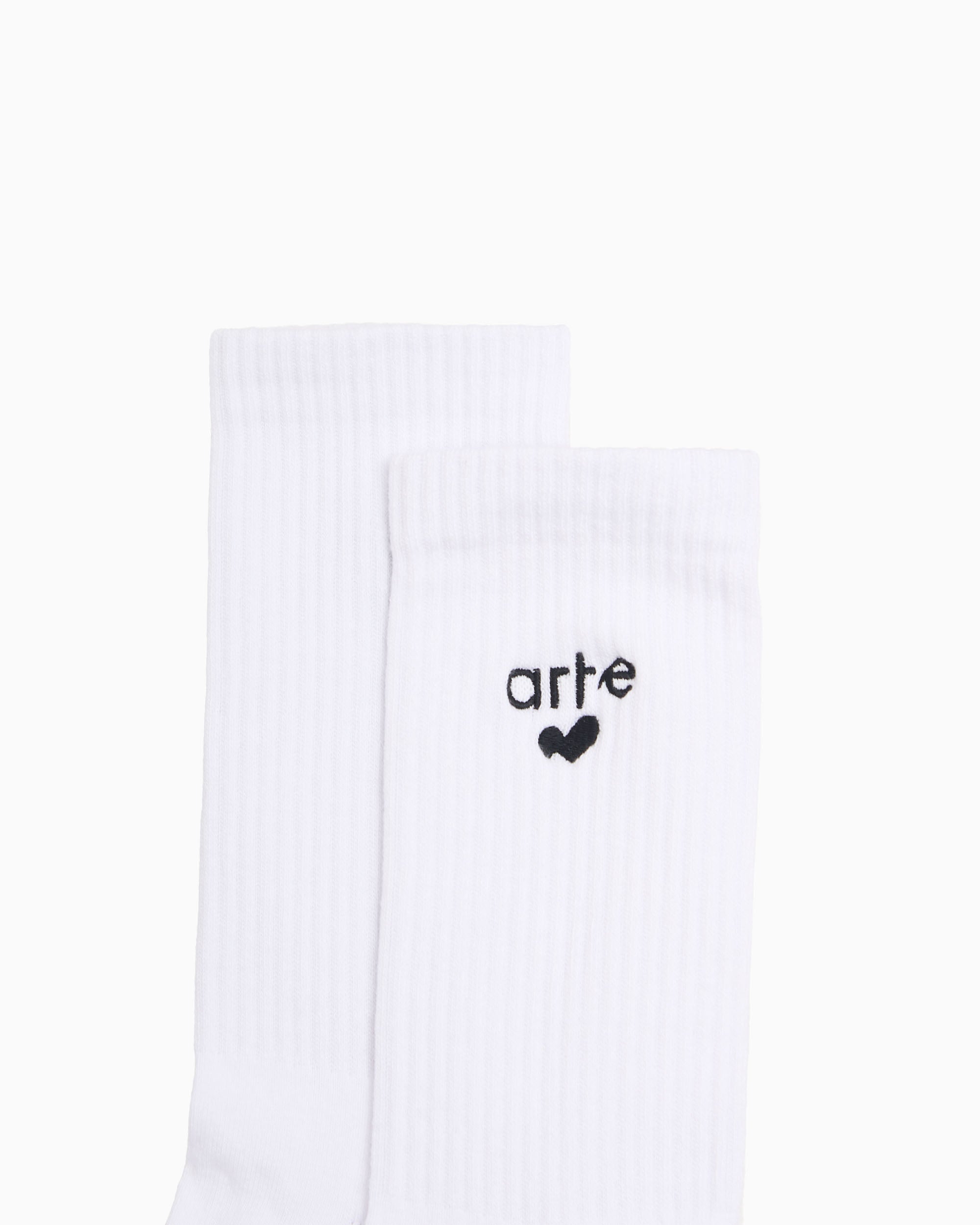 Socks Arte Antwerp Heart Unisex Socks - SS26-198M-White