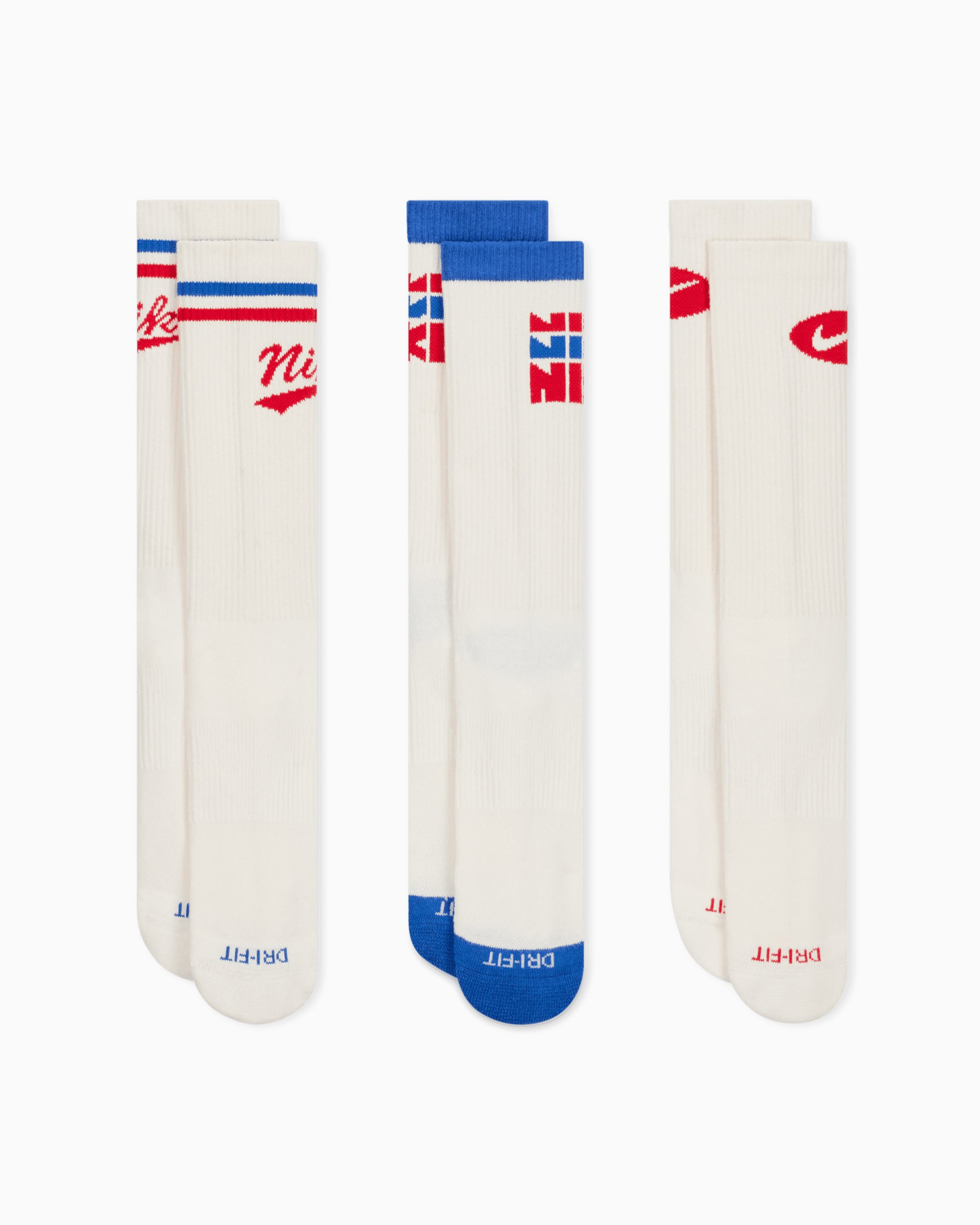 Socks Nike Sportswear Everyday Plus Crew Unisex Socks (3 pack) - HJ9336-901