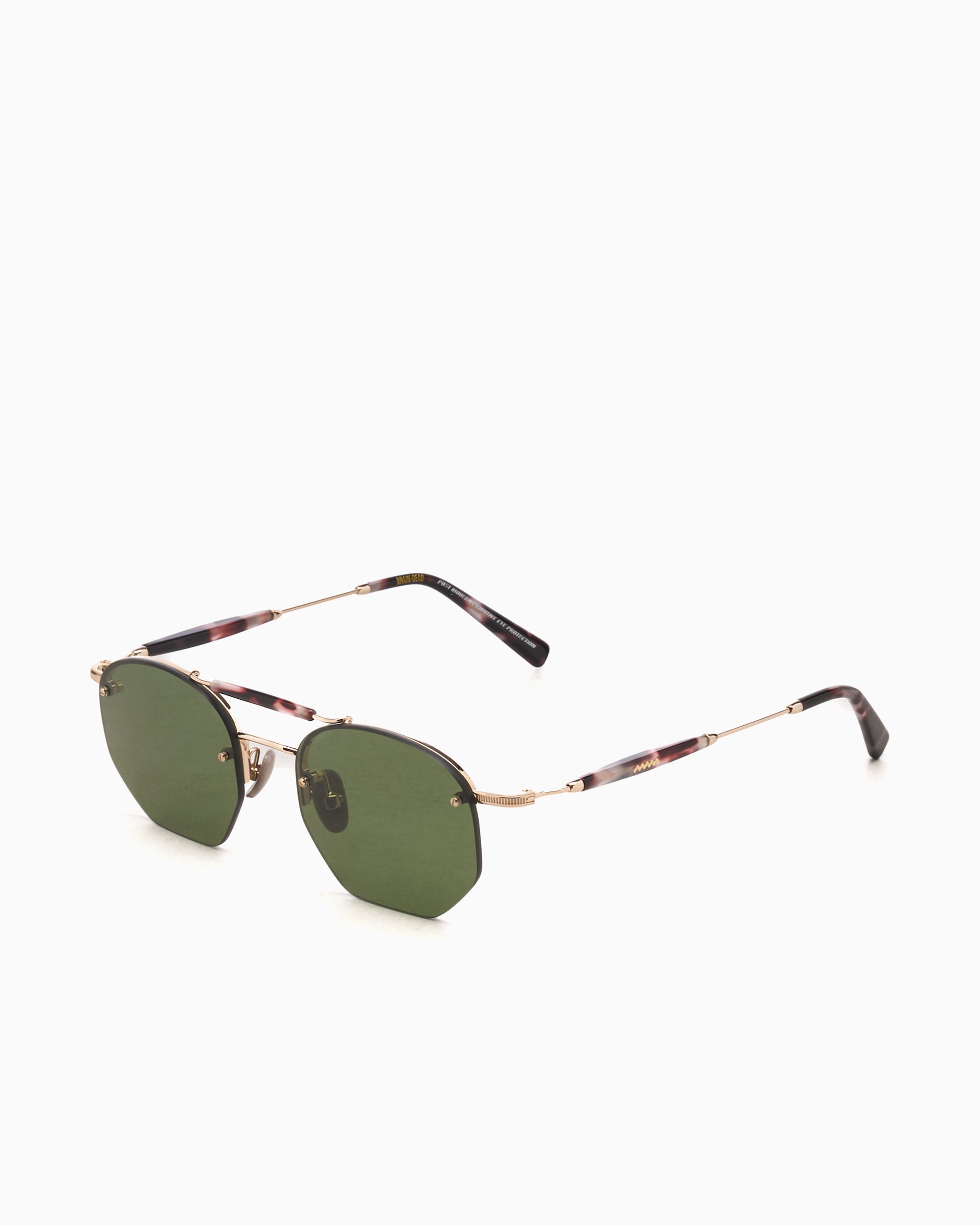 Sunglasses Brain Dead Kaz Post Modern Unisex Sunglasses - F24AO10041-GOLD