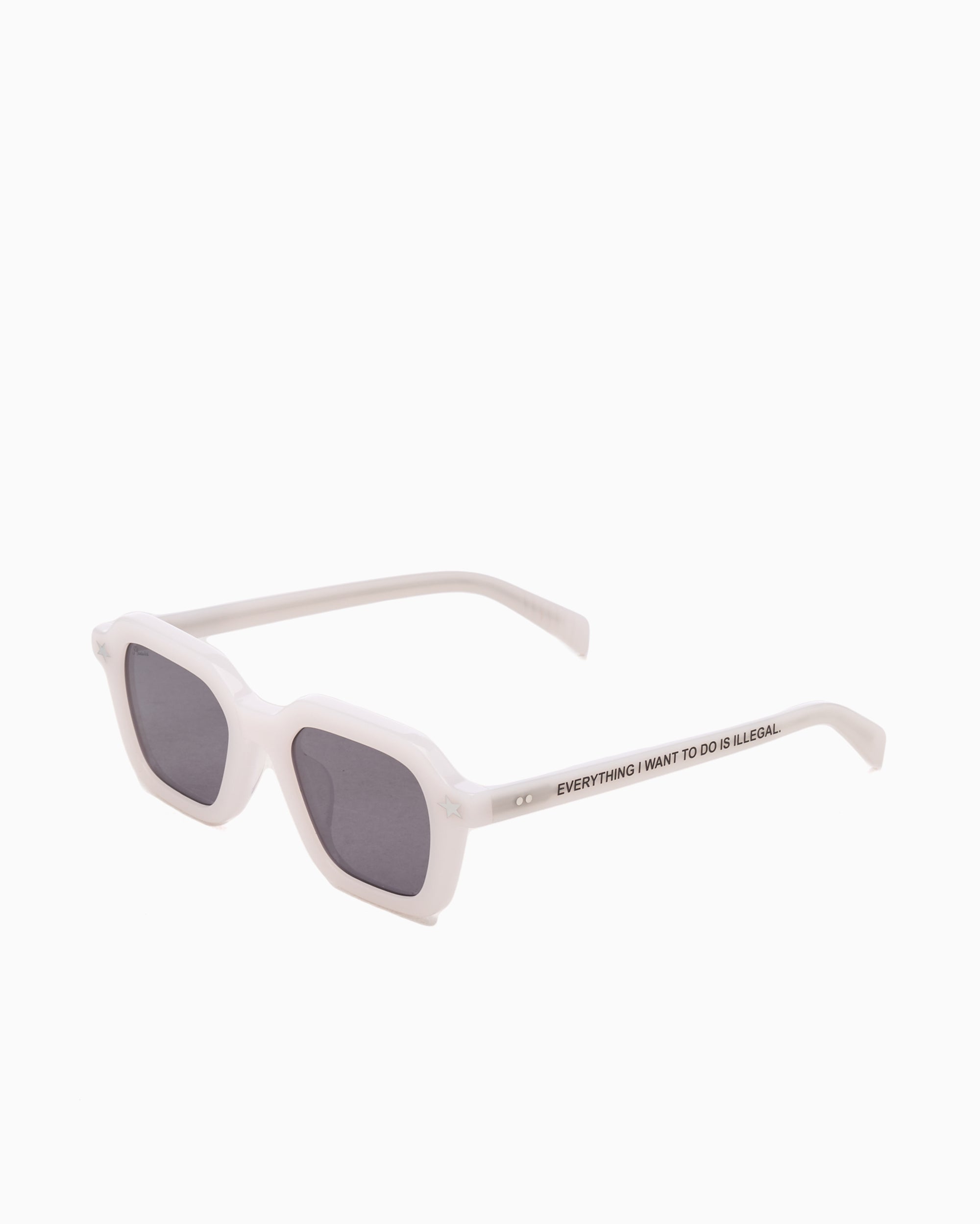 Sunglasses Pleasures Era Unisex Sunglasses Men's Sunglasses - P25SP049-MILK