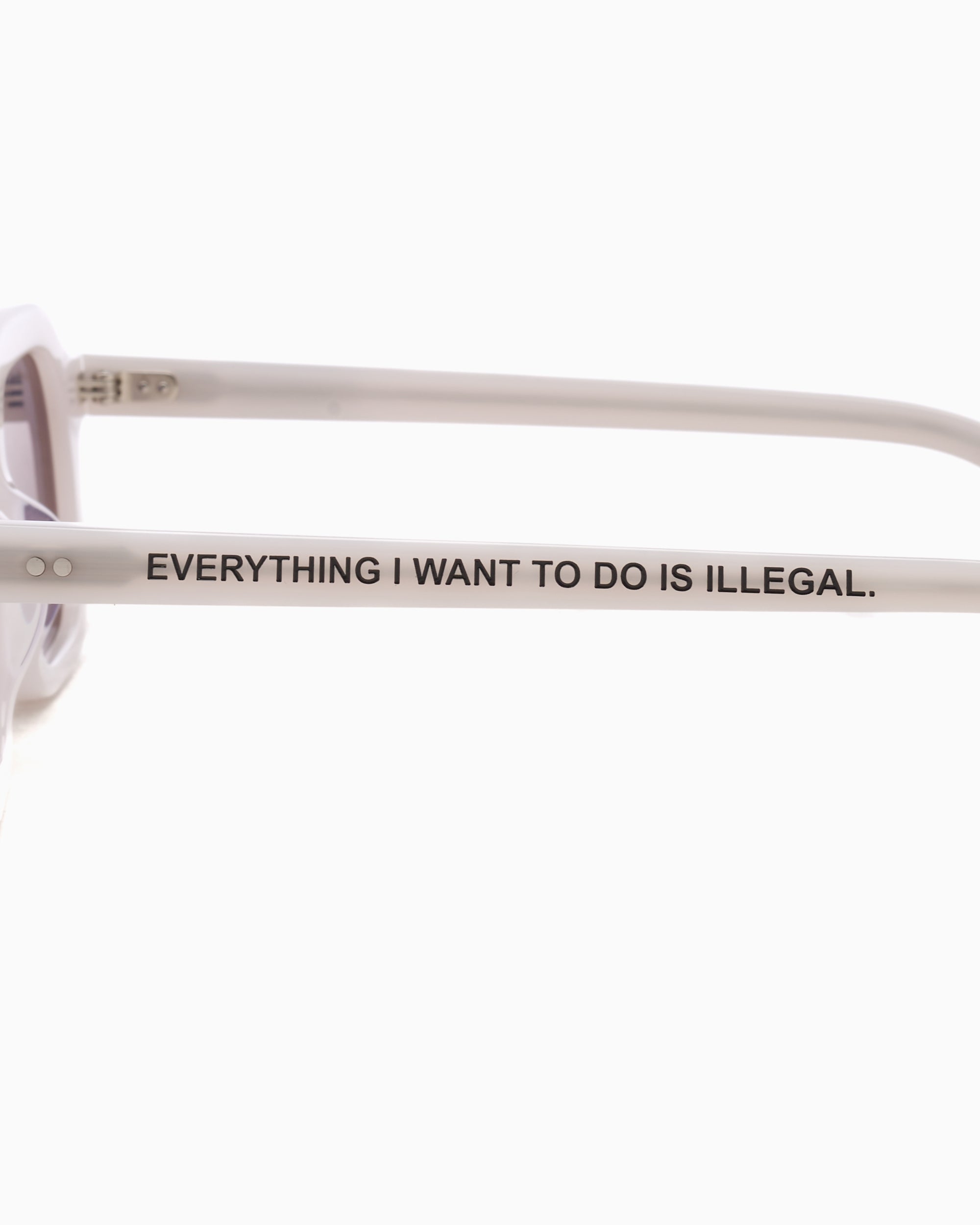 Sunglasses Pleasures Era Unisex Sunglasses Men's Sunglasses - P25SP049-MILK