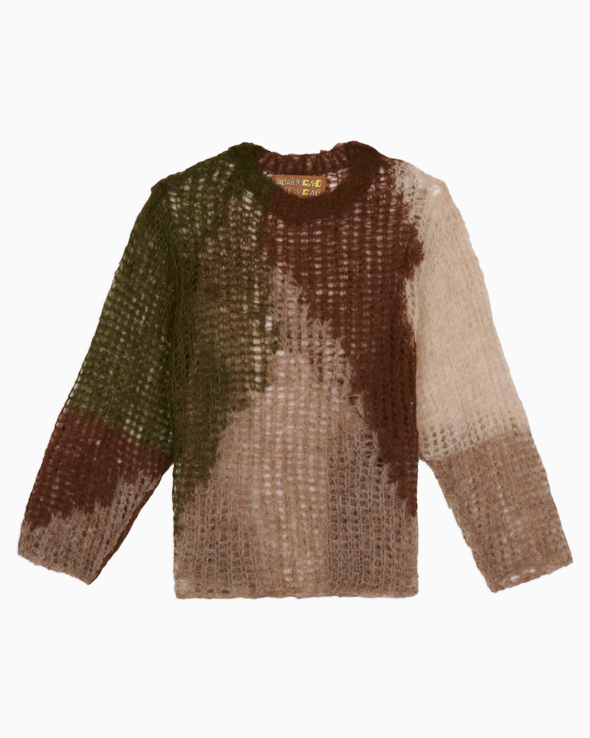 Sweaters Brain Dead Threadbare Boxy Unisex Sweater - BDP26O12004887GR04