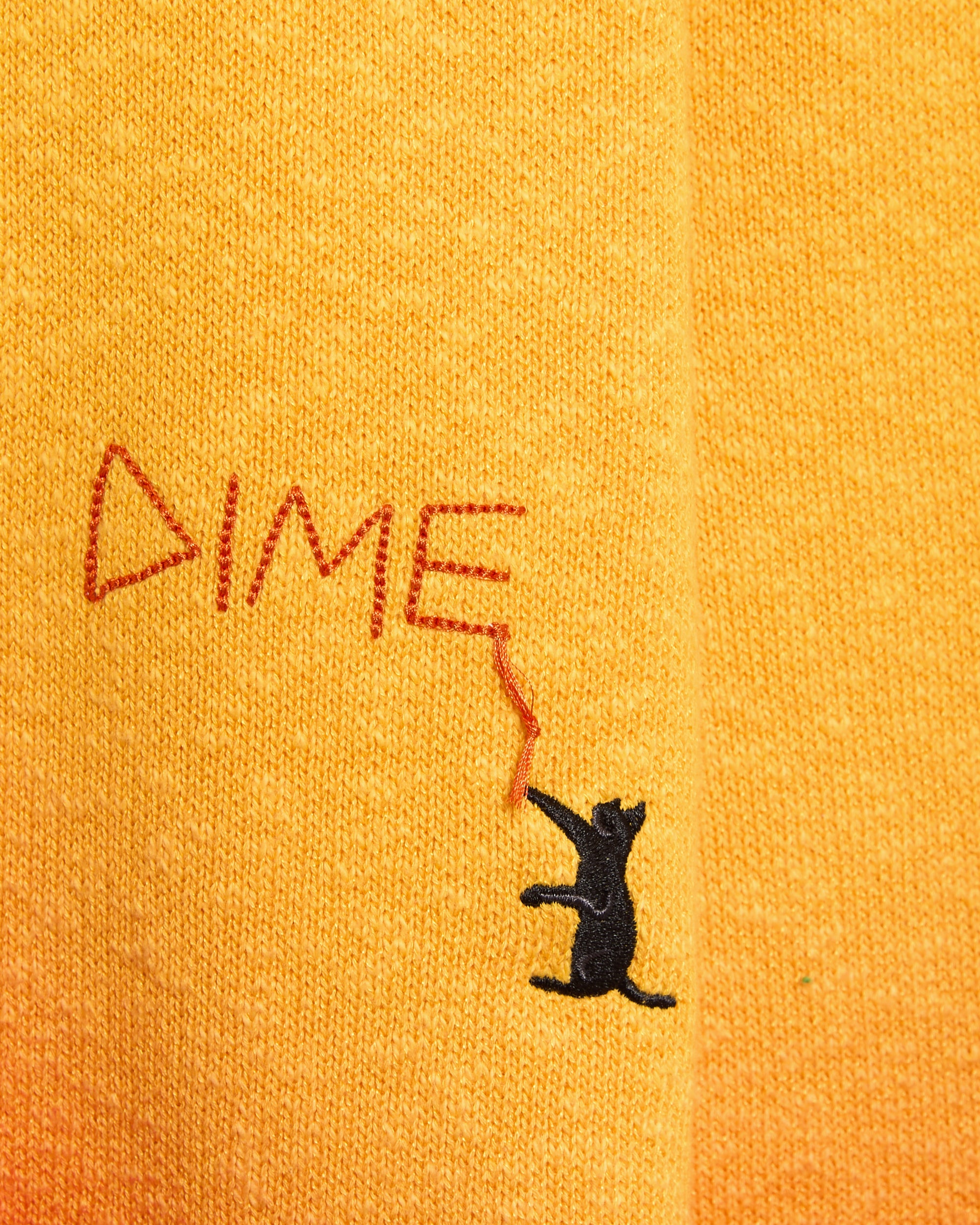 Sweaters Dime MTL Cat Knit Relaxed Men's Sweater - DIMESP2510SUN