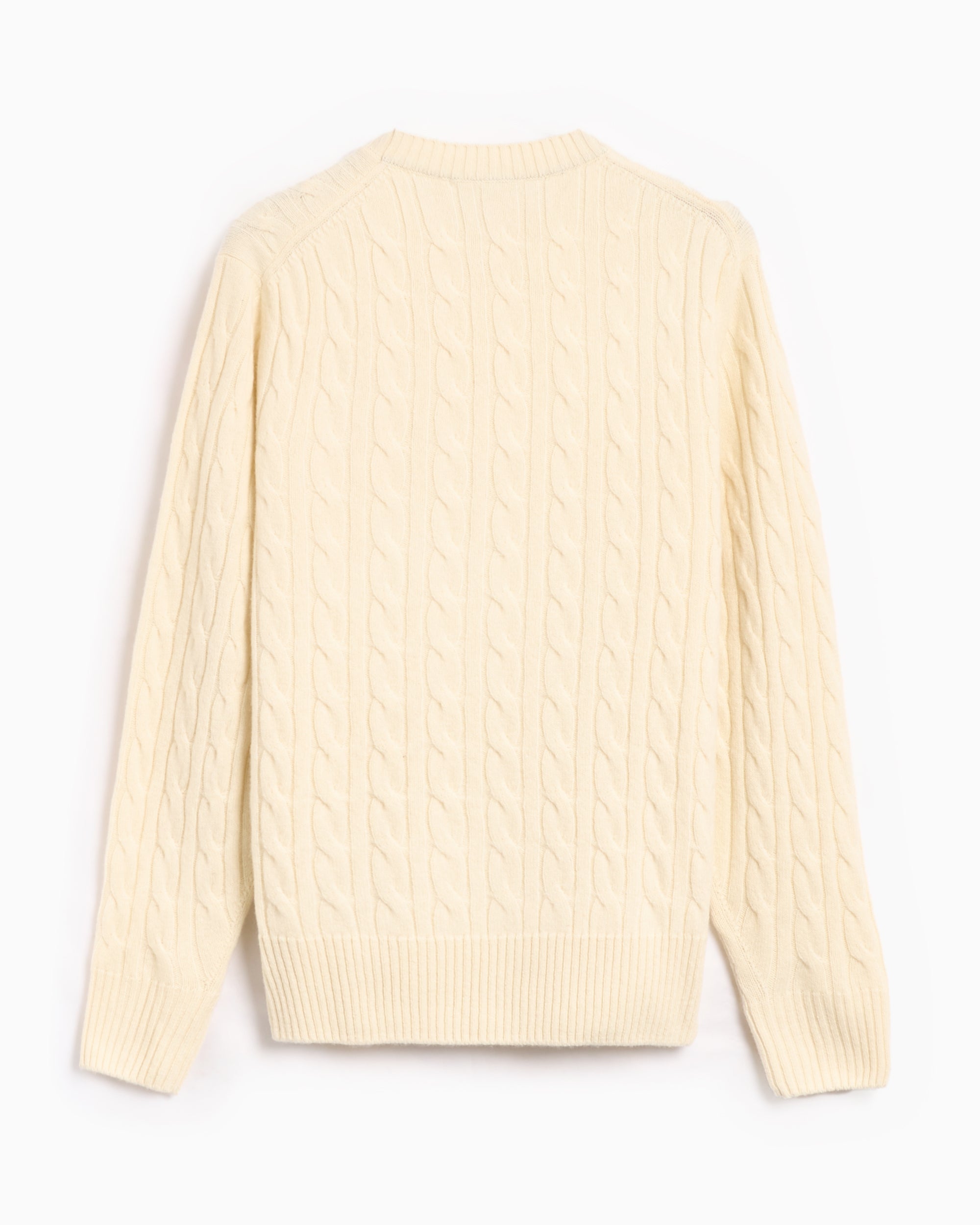 Sweaters Lacoste Cable Knit Carded Wool Crew Neck Men's Sweater - AH2924-00-XFJ