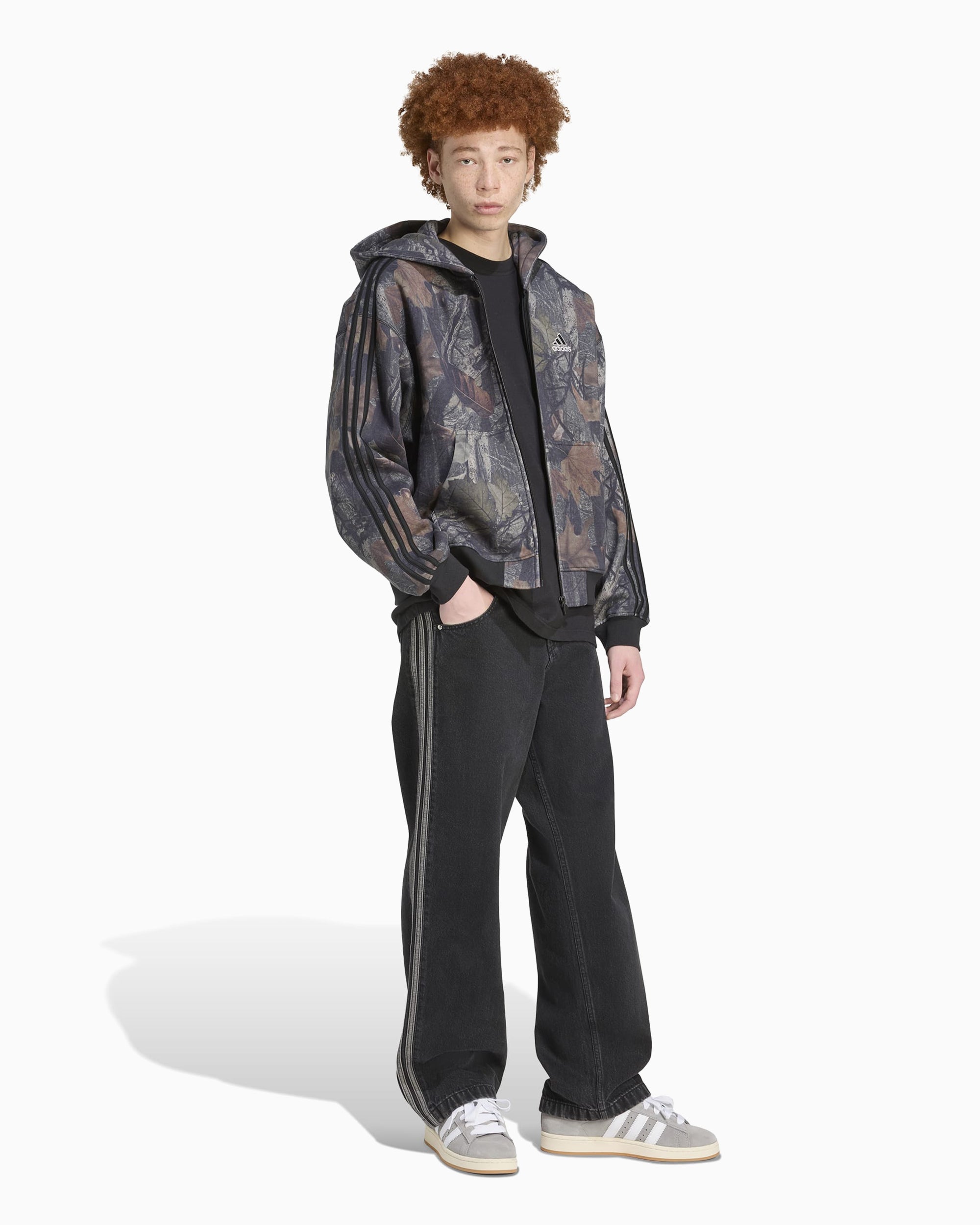 Sweatshirts adidas Originals Camo Relaxed Men's Zip-Up Sweatshirt - JY2775