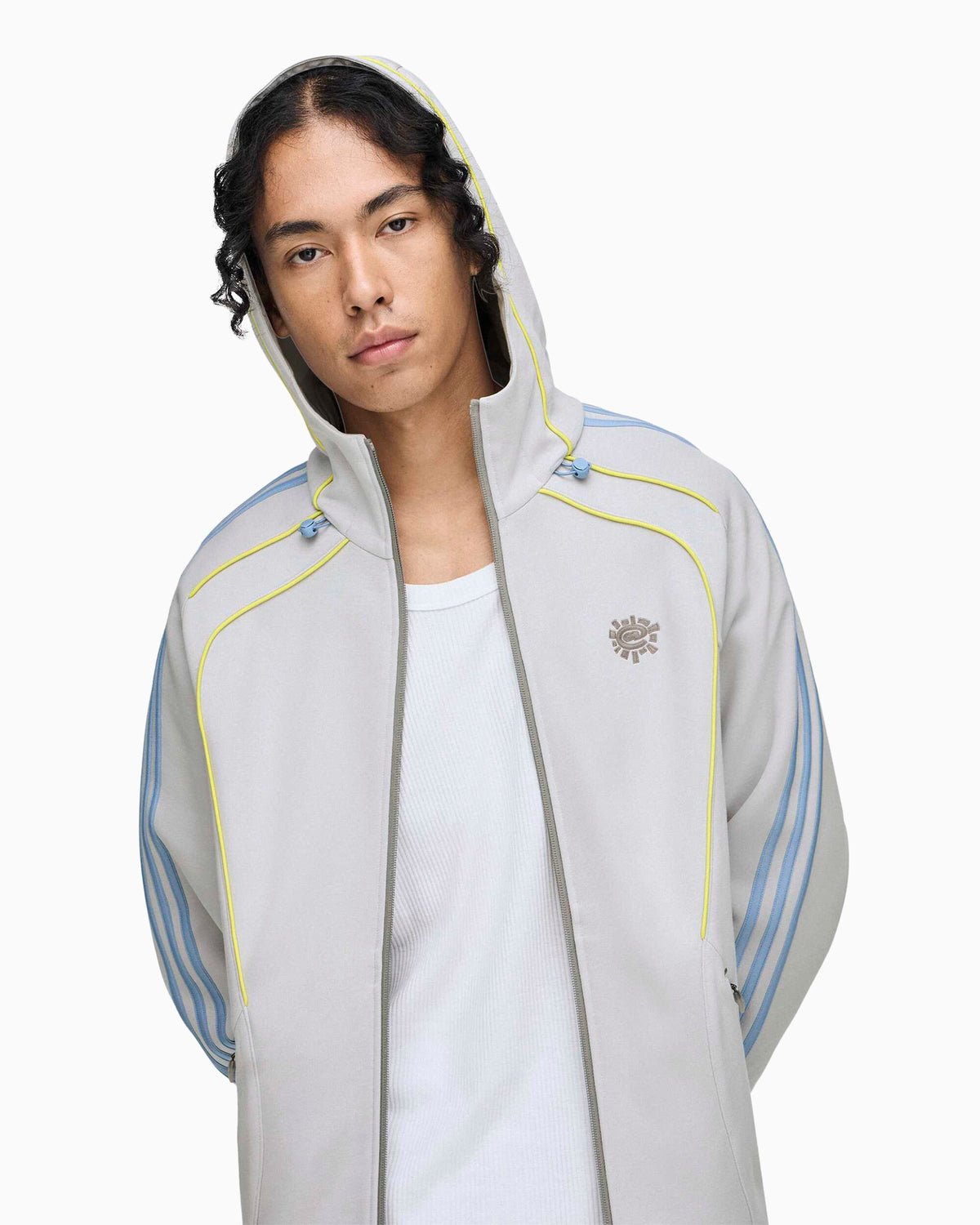 Sweatshirts adidas Originals x always do what you should do Spacer Teamgesist Men's Zip-Up Sweatshirt - KZ0985