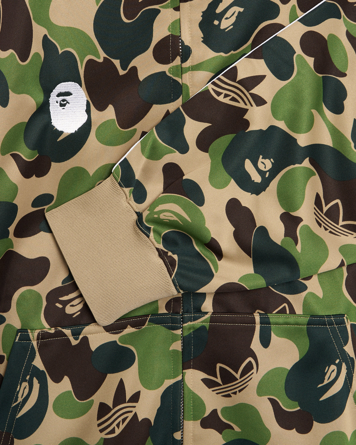 Sweatshirts adidas Originals x BAPE Shark Graphic Relaxed Men's Zip-Up Sweatshirt - KF4916
