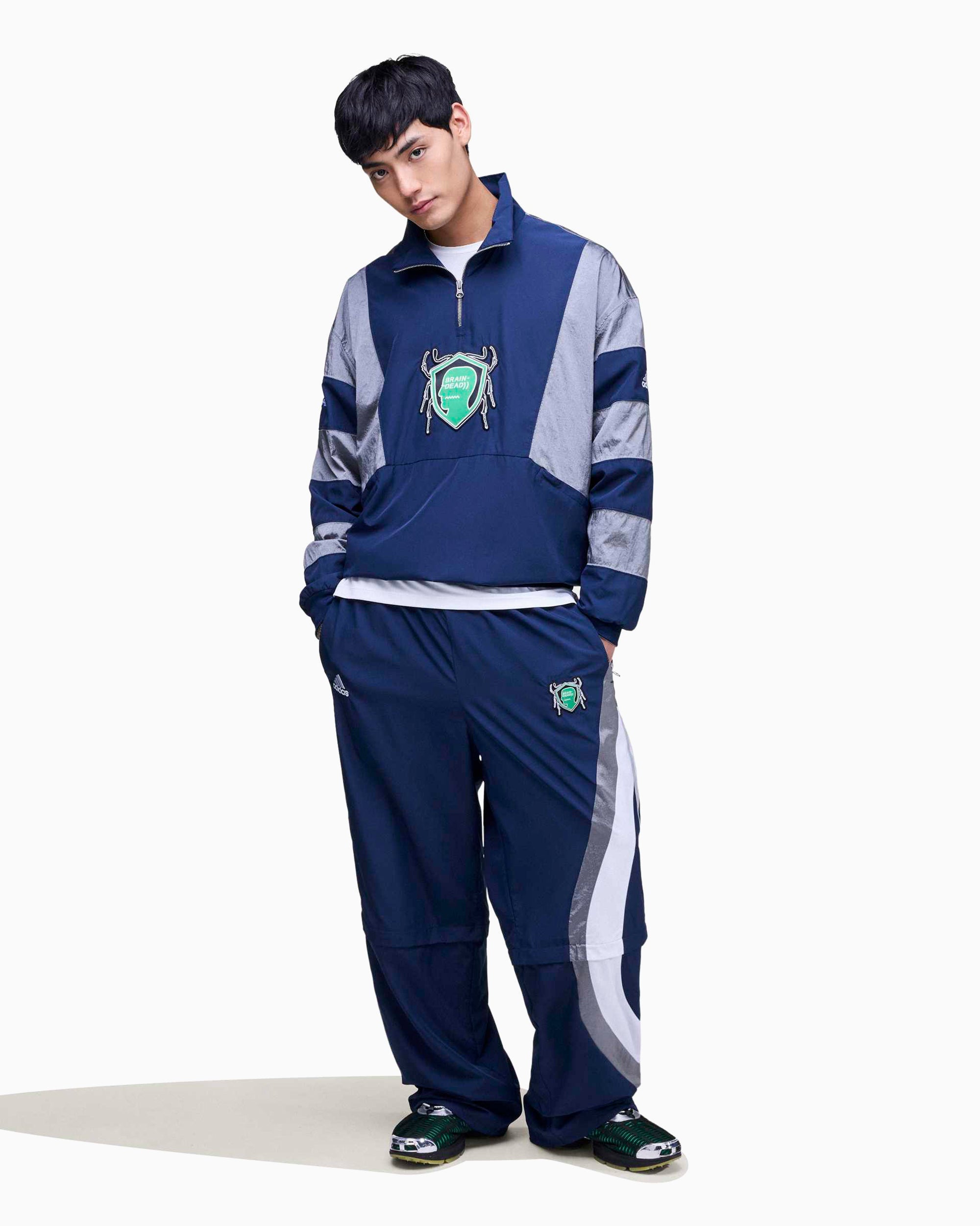 Sweatshirts adidas Originals x Brain Dead Men's Half Zip Sweatshirt - JZ1055