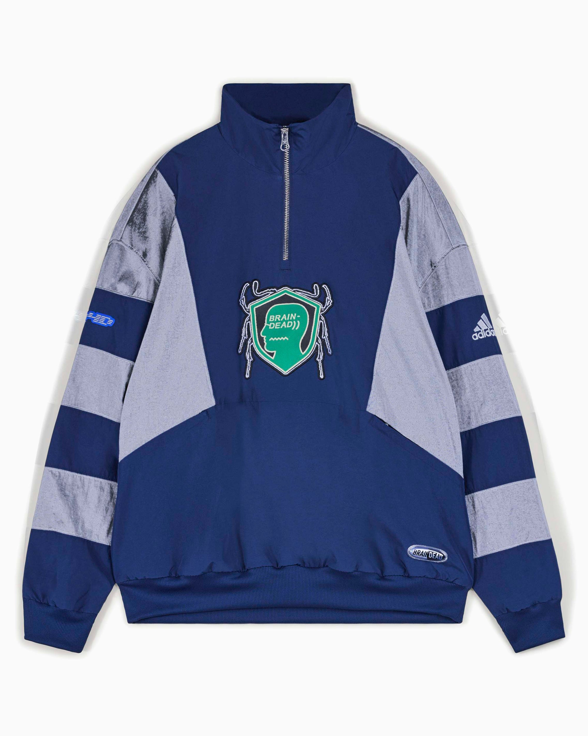 Sweatshirts adidas Originals x Brain Dead Men's Half Zip Sweatshirt - JZ1055