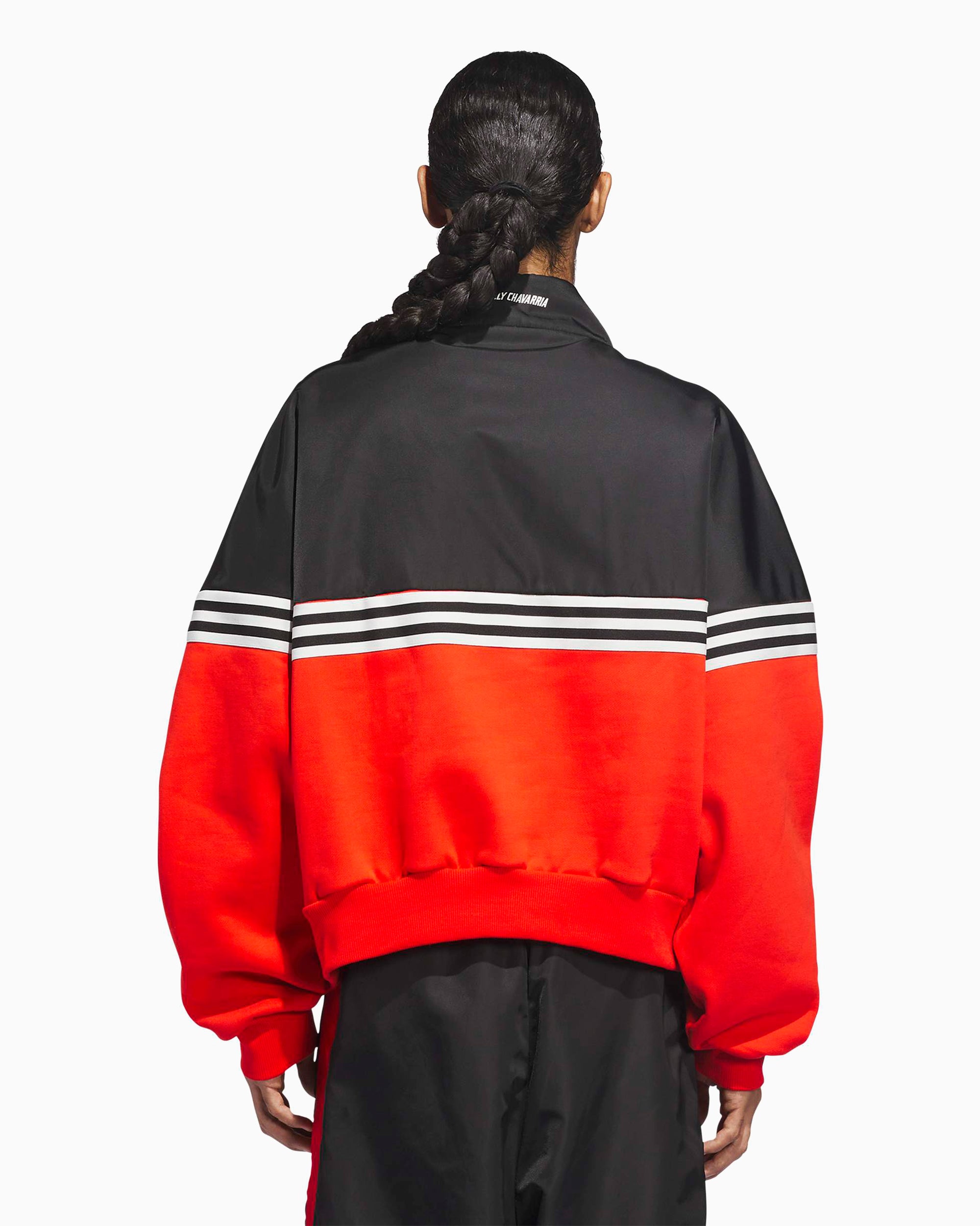 Sweatshirts adidas Originals x Willy Chavarria Gomez Logo Relaxed Men's Half Zip Sweatshirt - KD9360