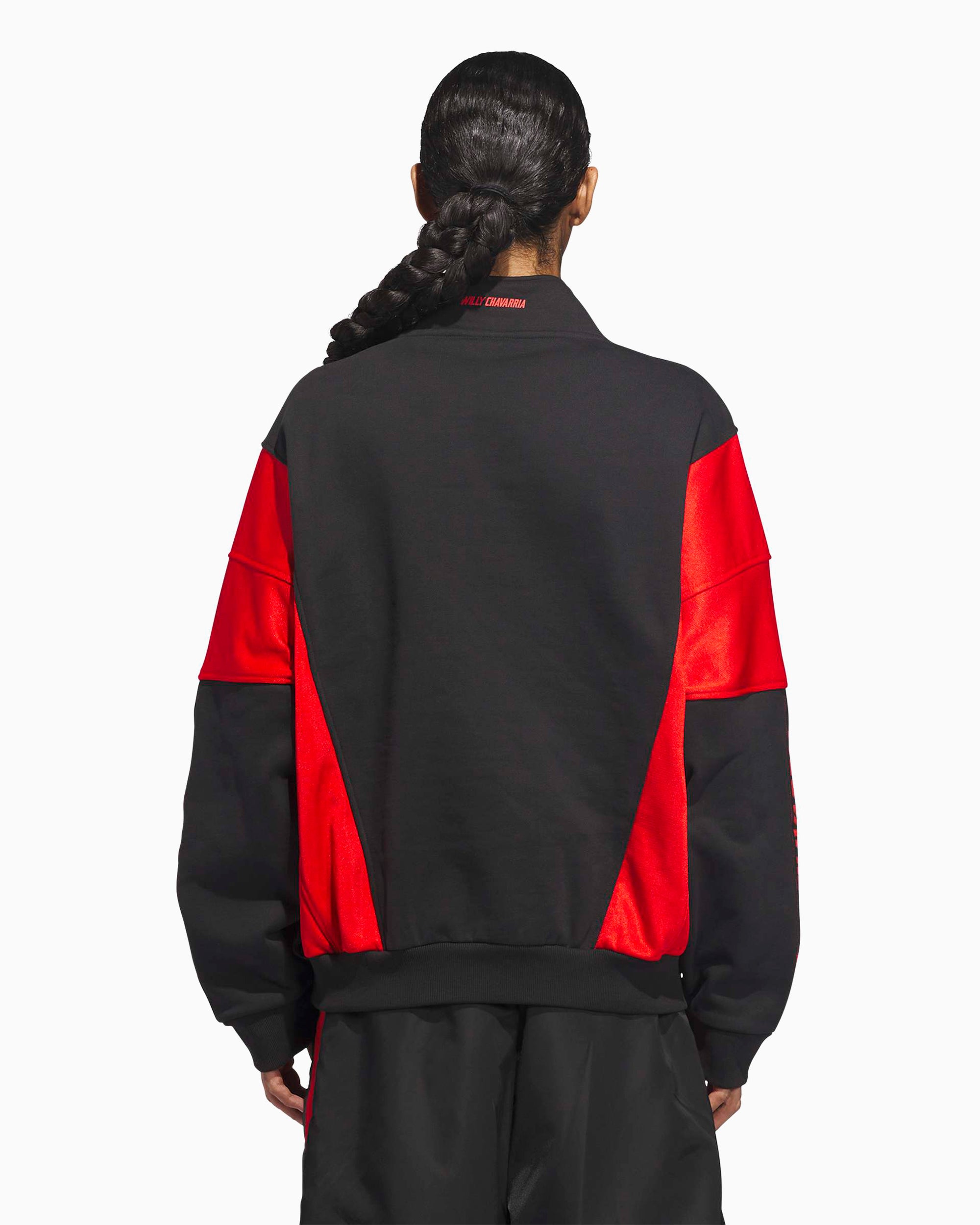Sweatshirts adidas Originals x Willy Chavarria Watsonville Logo Relaxed Men's Half Zip Sweatshirt - KD9347