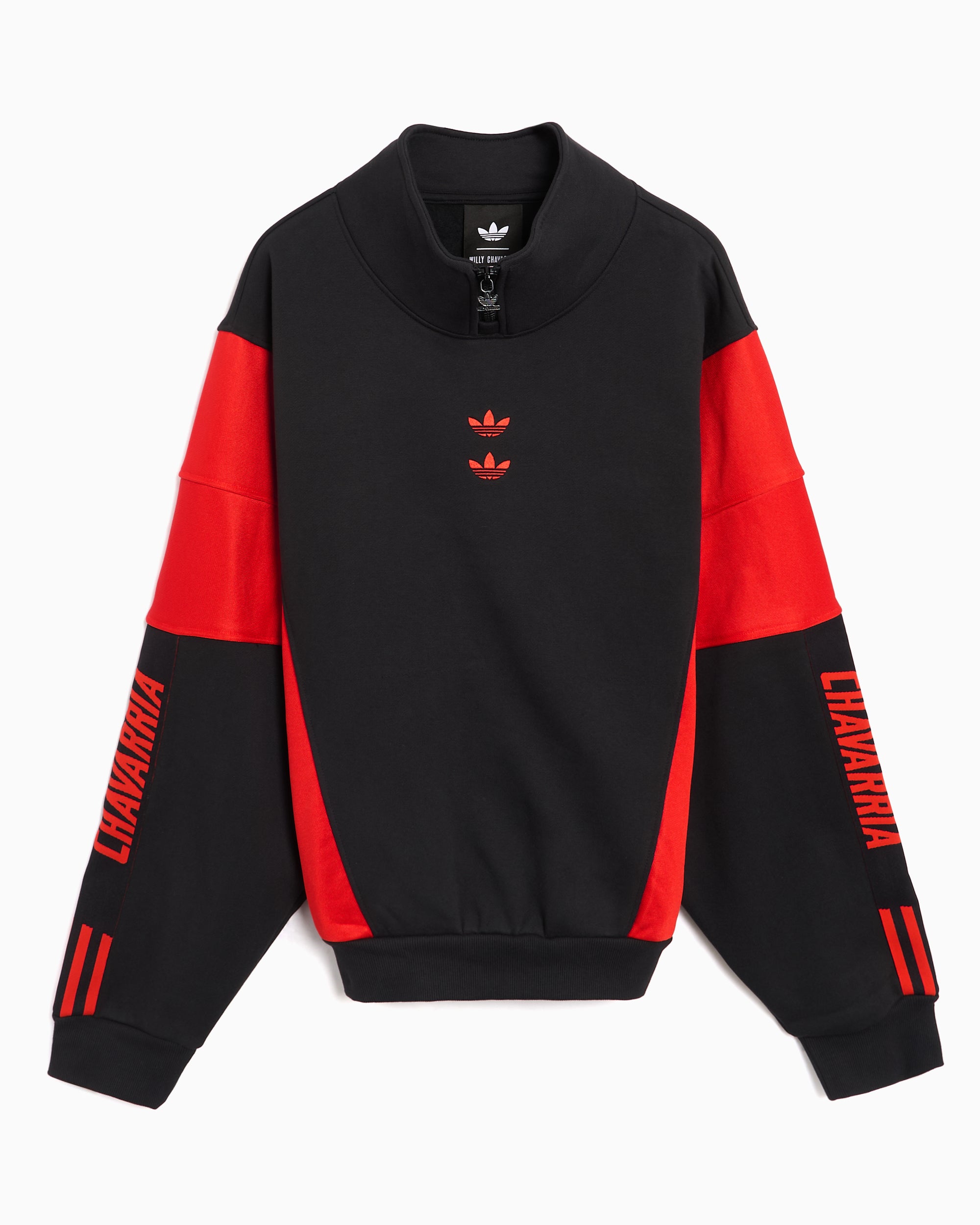 Sweatshirts adidas Originals x Willy Chavarria Watsonville Logo Relaxed Men's Half Zip Sweatshirt - KD9347